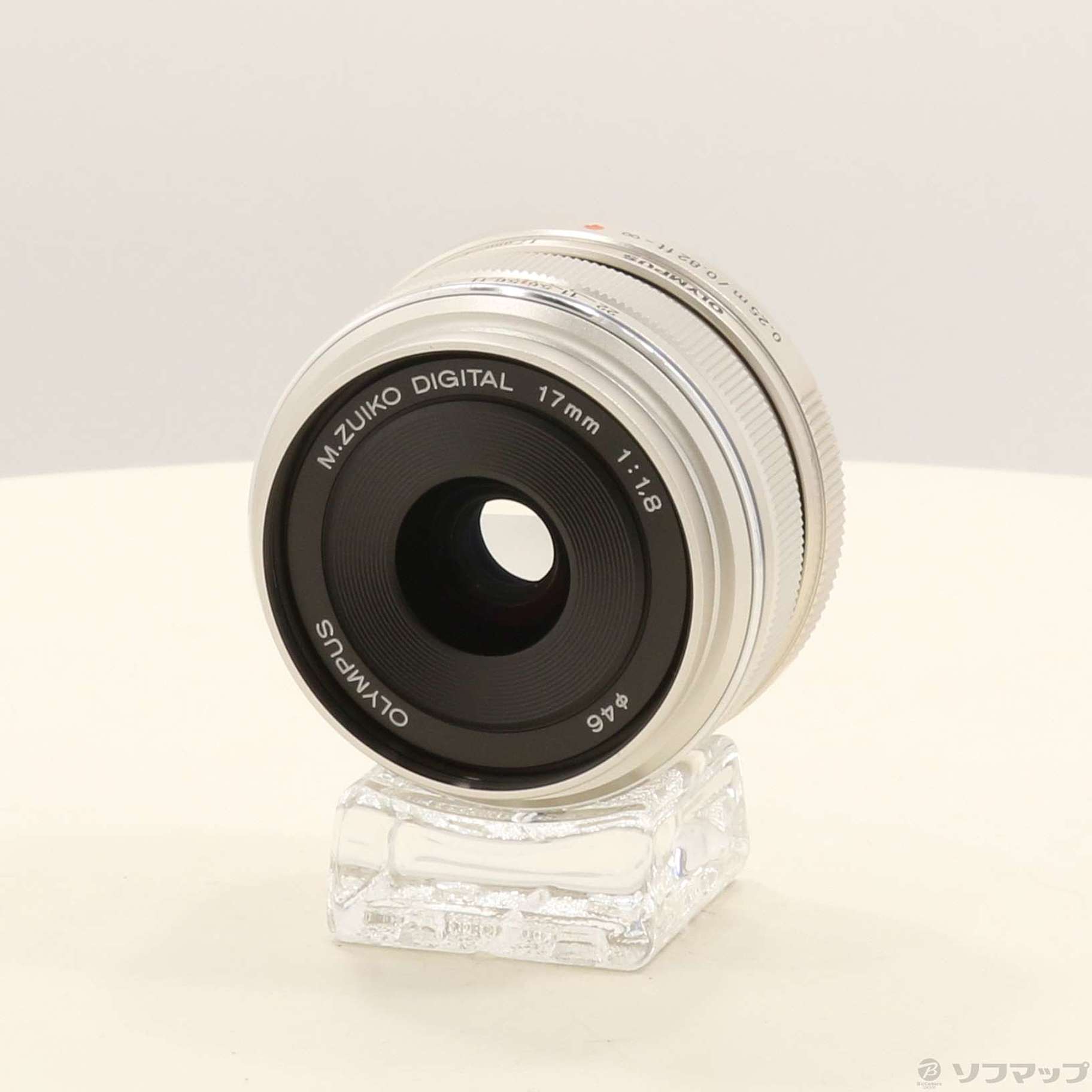 中古】M.ZUIKO DIGITAL 17mm F1.8 シルバー μ4／3 [2133073744750