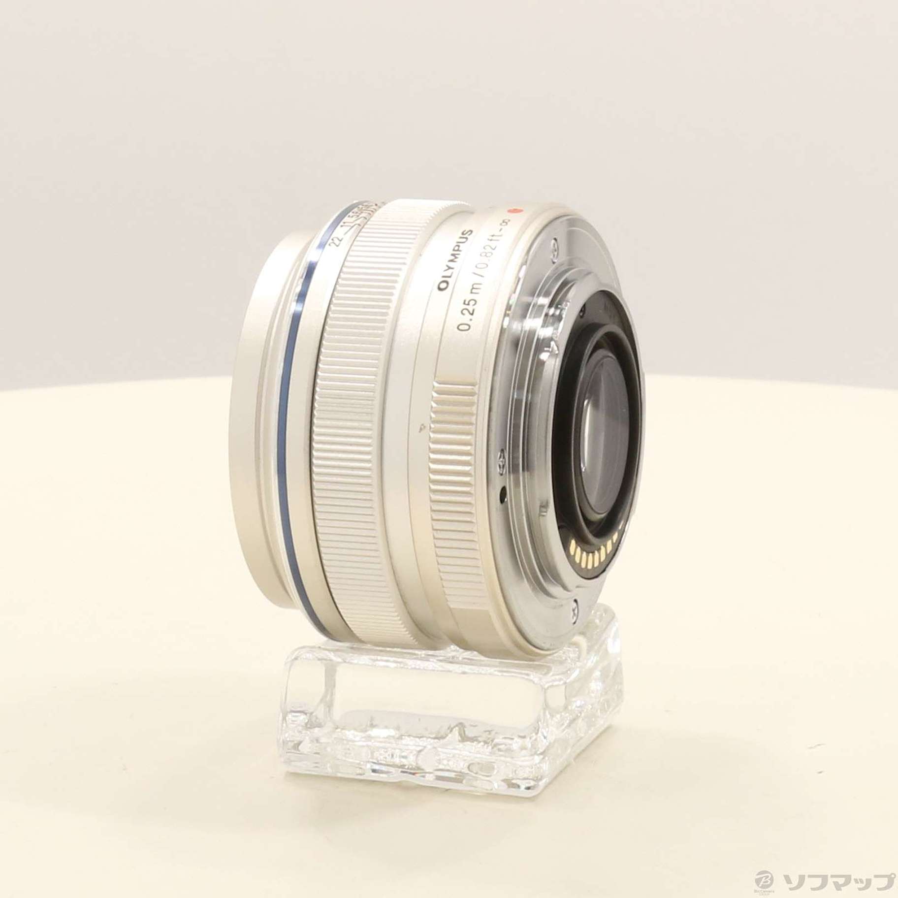 中古】M.ZUIKO DIGITAL 17mm F1.8 シルバー μ4／3 [2133073744750
