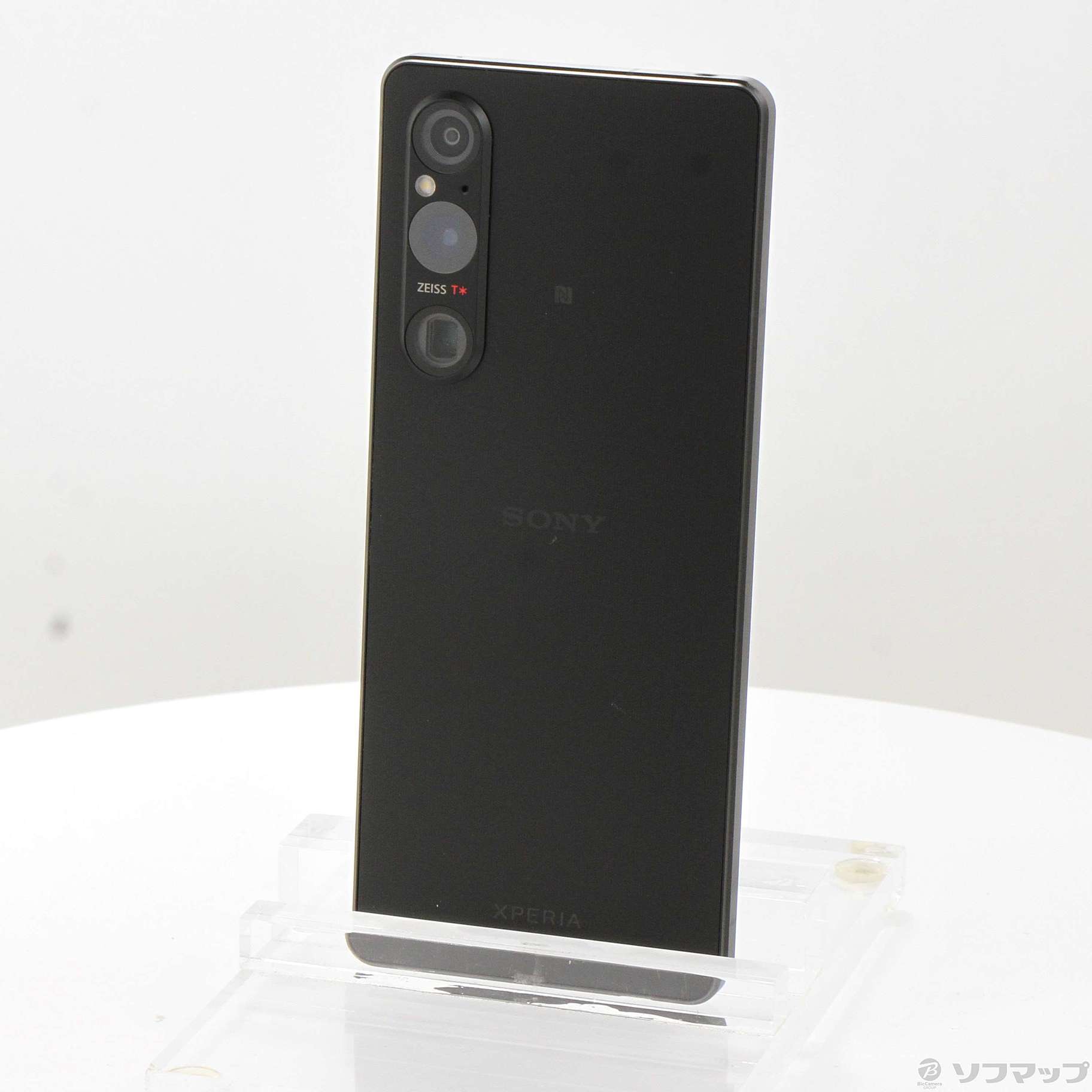 中古】Xperia 1 V 256GB ブラック SOSAZ3 Softbank SIMフリー 