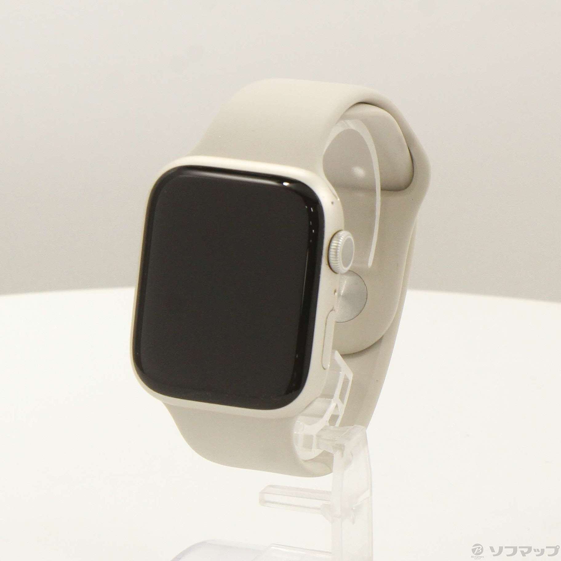 中古品〕 Apple Watch Series 7 GPS 45mm スターライトアルミニウム 