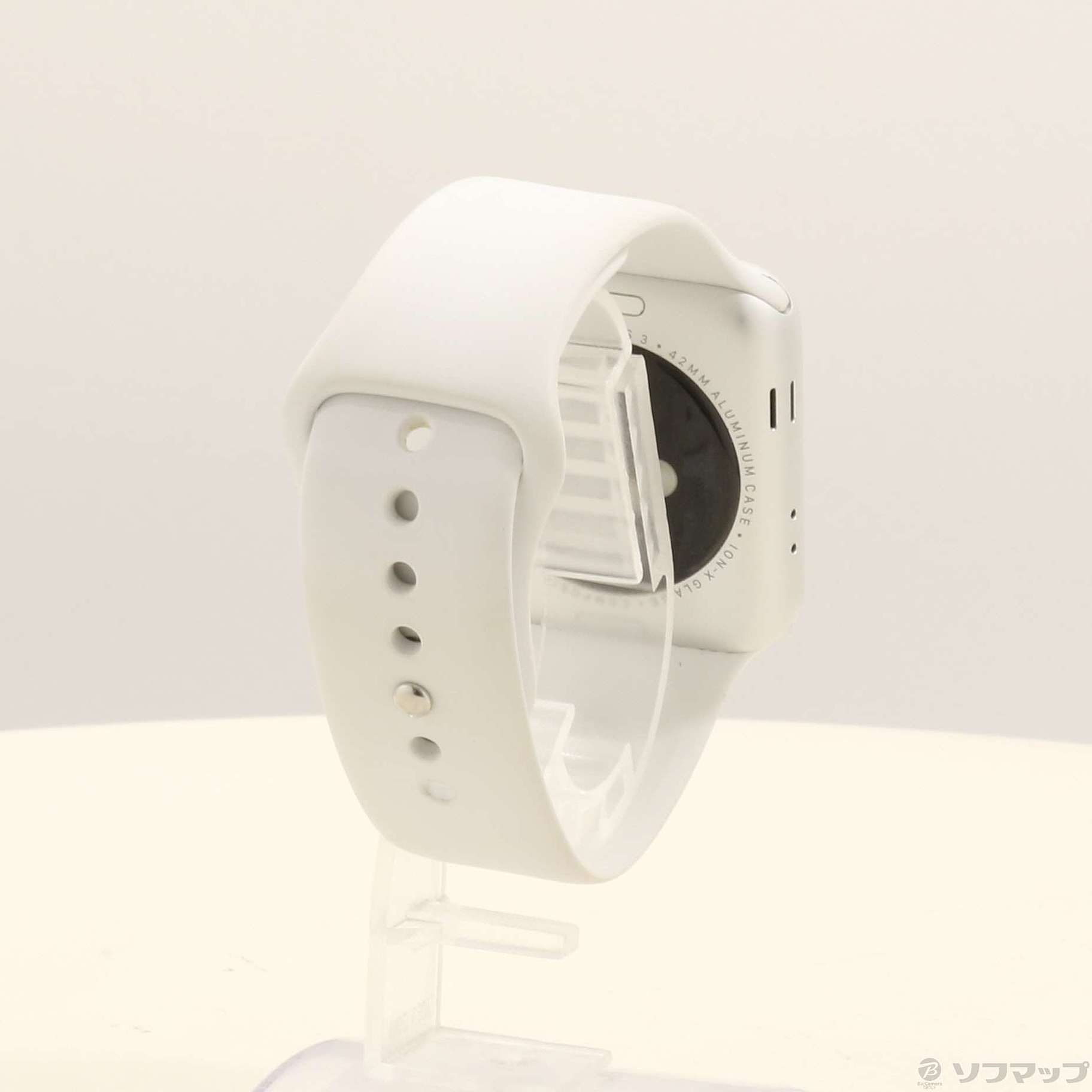 中古品〕 Apple Watch Series 3 GPS 42mm シルバーアルミニウムケース