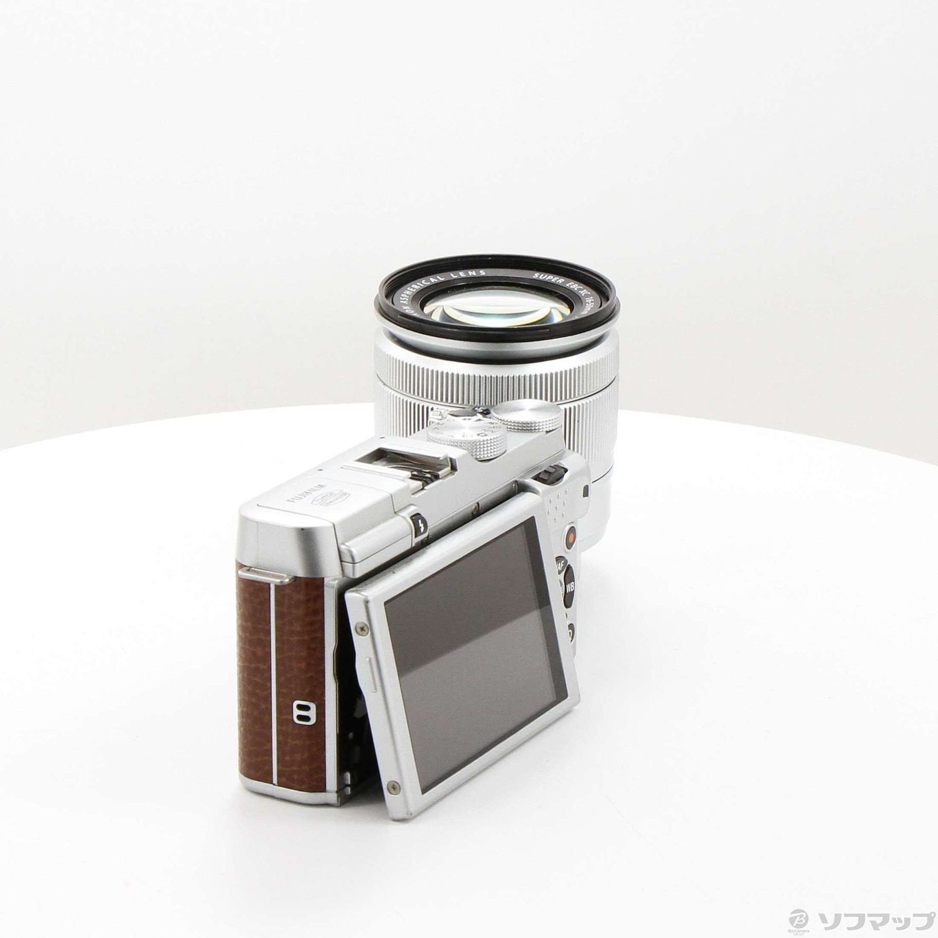 中古】FUJIFILM X-A1 16-50mm レンズキット ブラウン [2133073757934