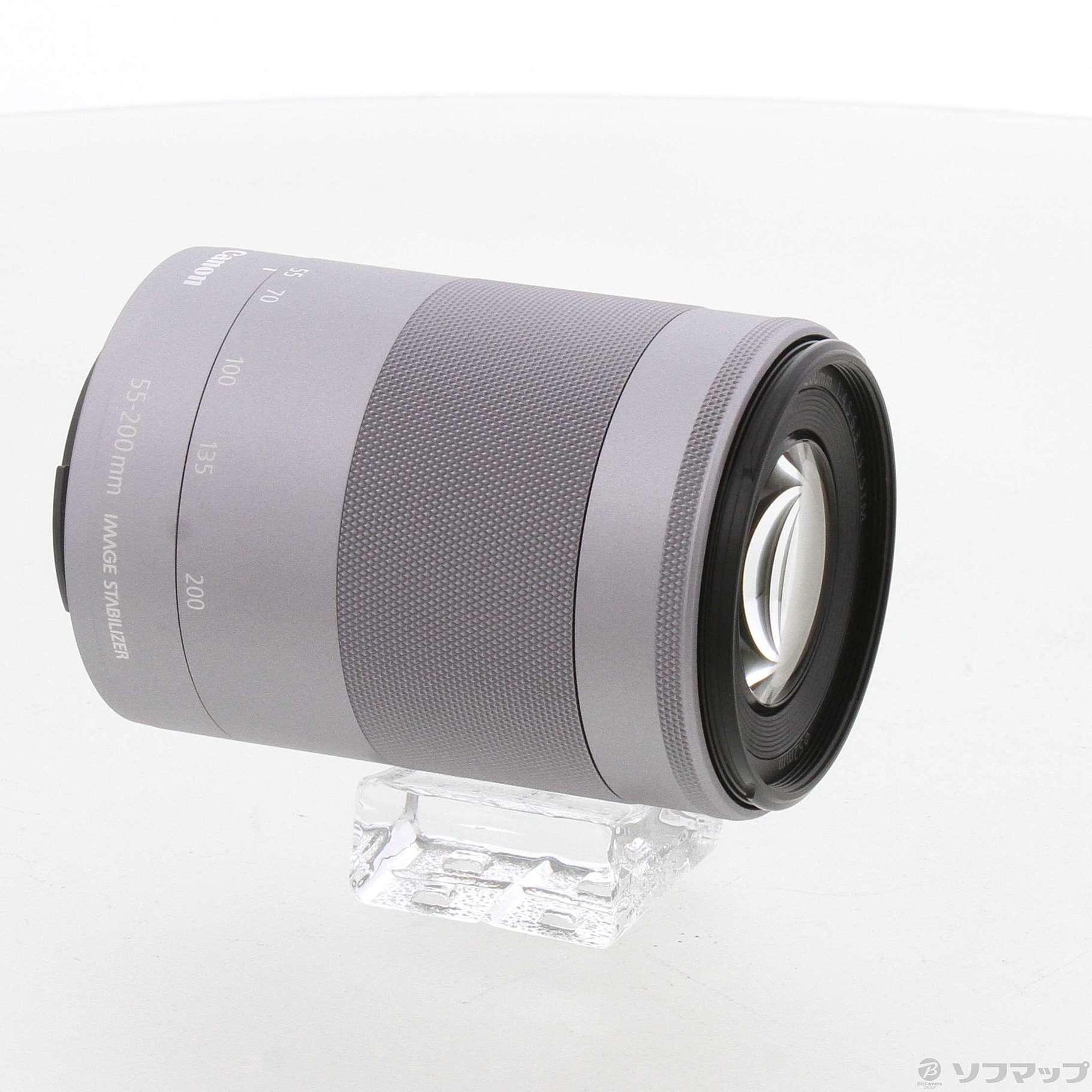 中古】EF-M55-200MM F4.5-6.3 IS STM シルバー [2133073760385 