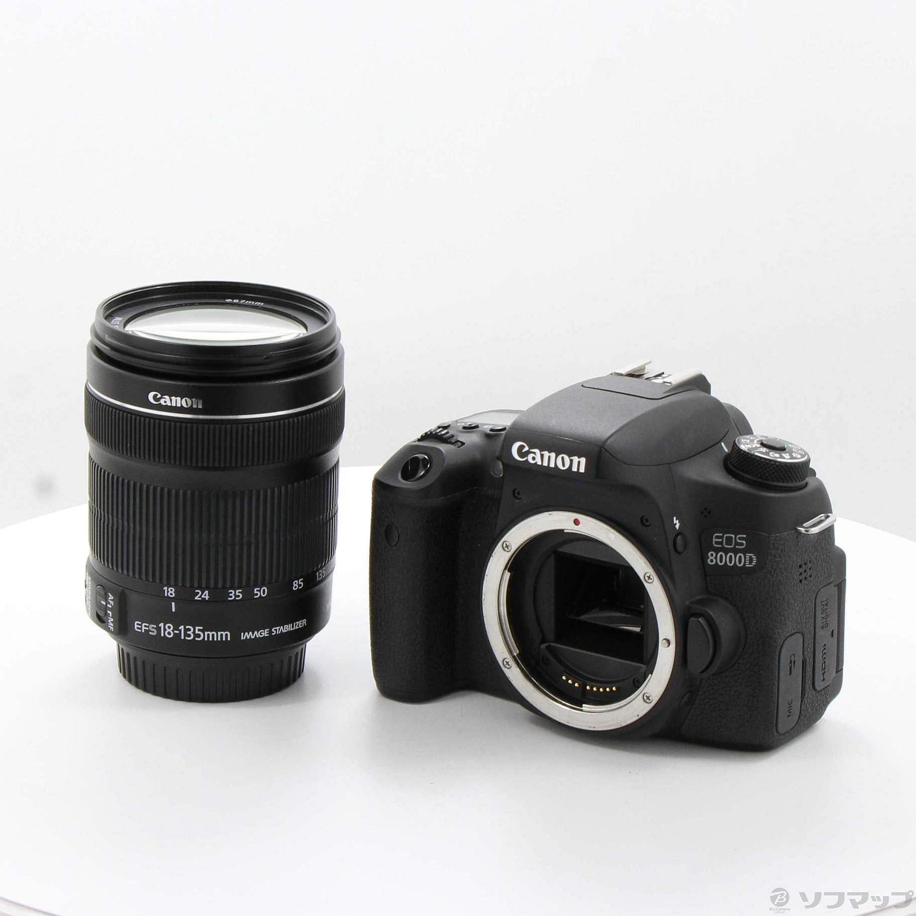 中古】EOS 8000D EF-S18-135 IS STM レンズキット (2420万画素／SDXC 