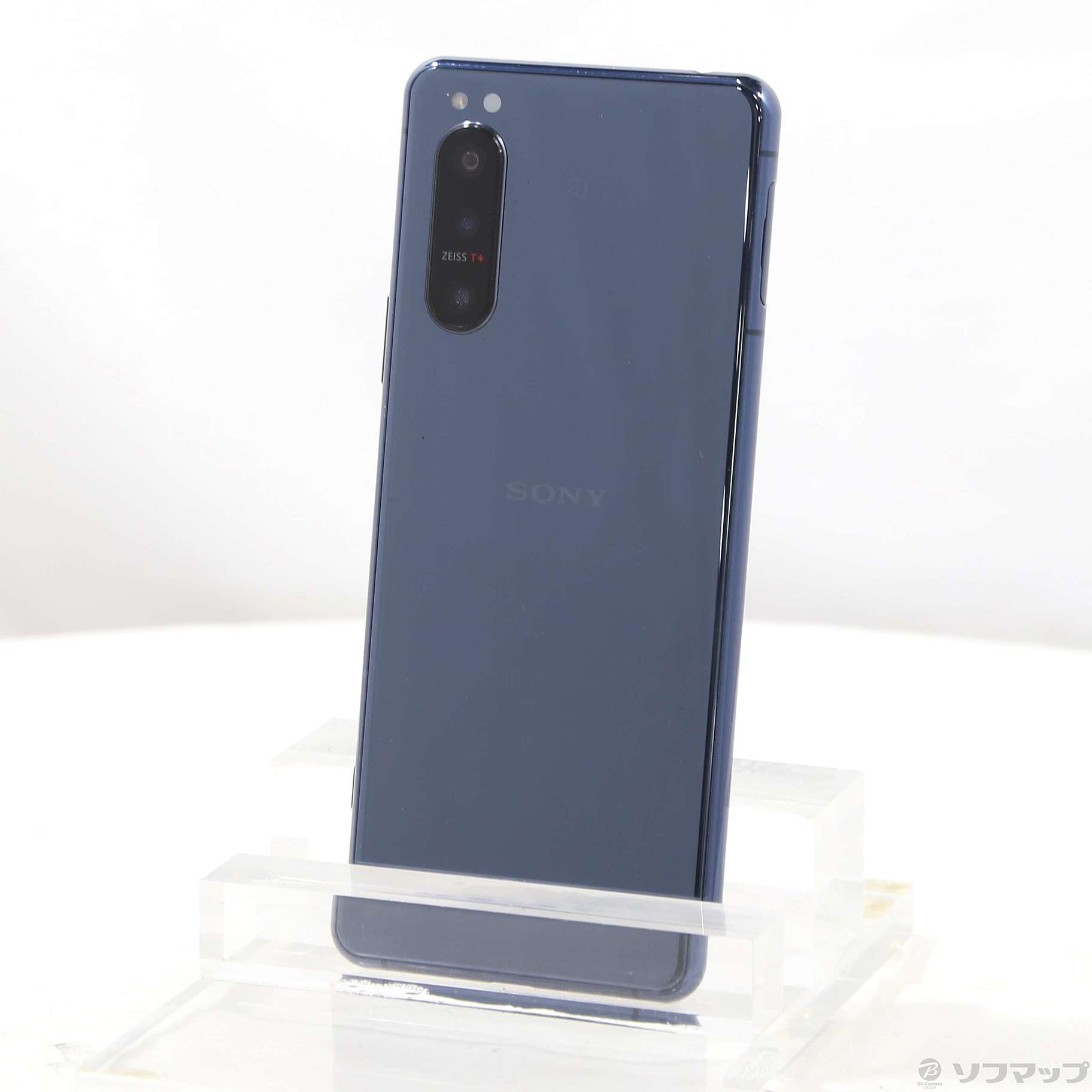 中古品〕 Xperia 5 II 128GB ブルー SOG02 auロック解除SIMフリー｜の 