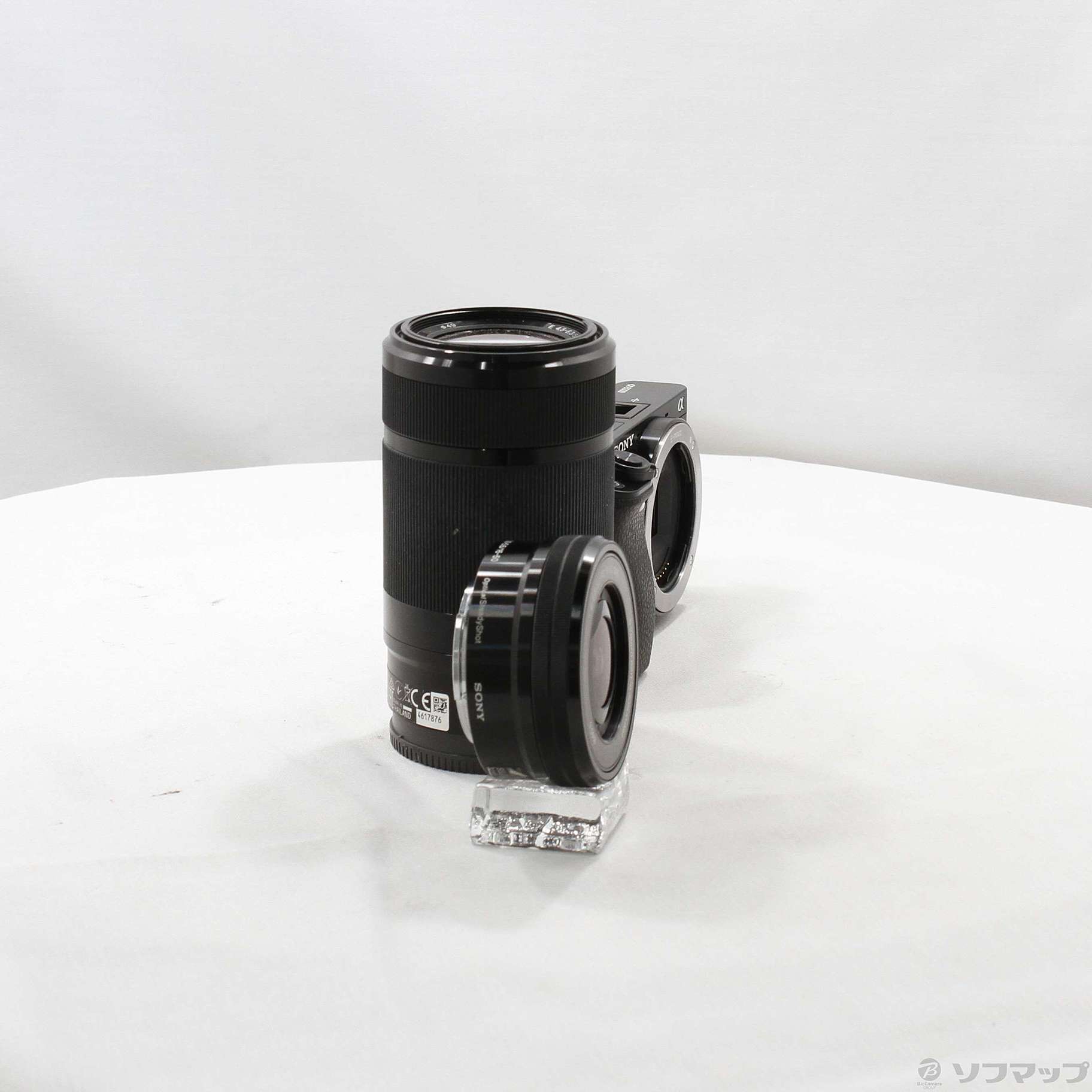 中古】α6000 ILCE-6000Y ブラック ダブルズームレンズキット 