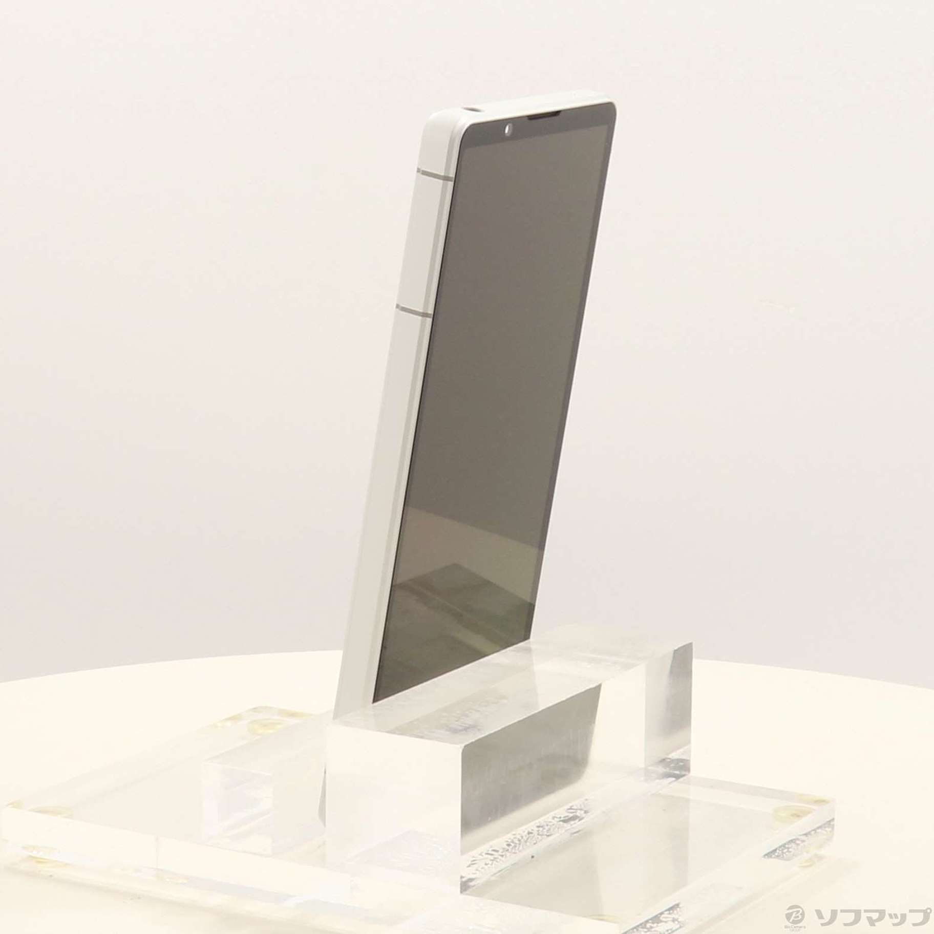 中古品〕 Xperia 5 V 128GB プラチナシルバー SO-53D docomo SIMフリー