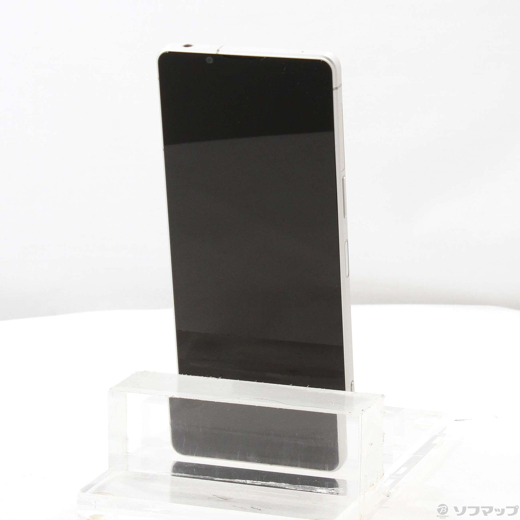 中古】Xperia 1 V 256GB プラチナシルバー SO-51D docomo SIMフリー