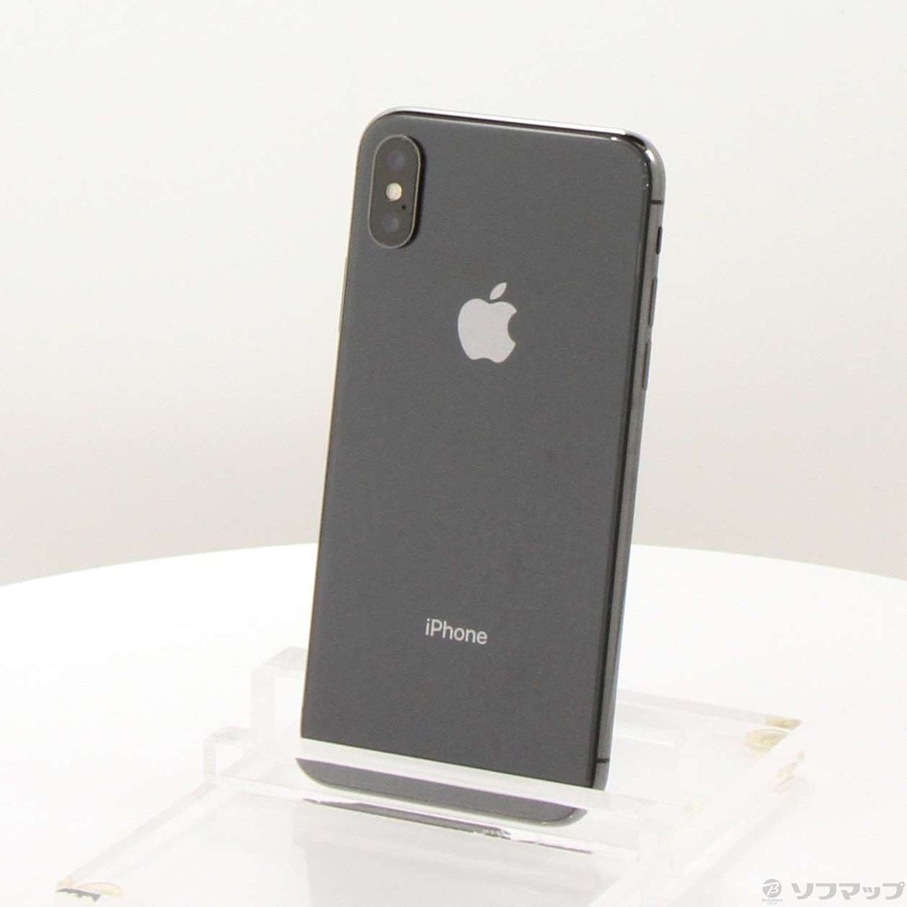 iPhone X 64GB SoftBank [�X�y�[�X�O���C]