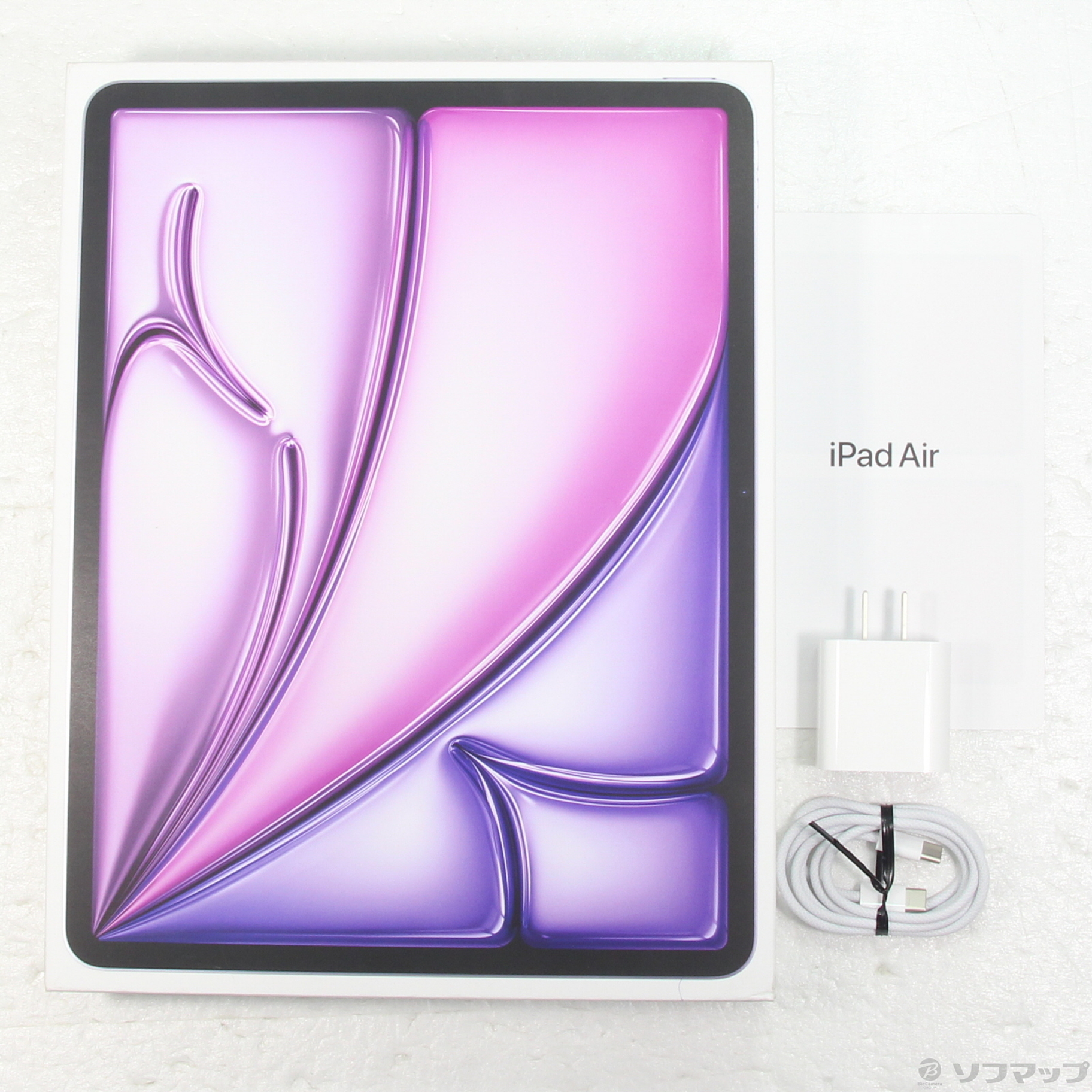 中古】iPad Air 13インチ(M3) 256GB パープル MCNR4J／A Wi-Fi ［13