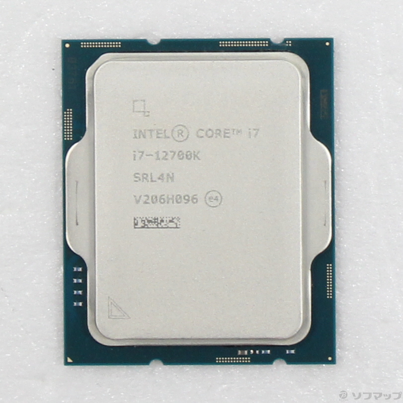 Intel Core i7-12700K LGA1700 ジャンク 中古】Core i7 12700K 〔3.6GHz／LGA 1700〕 [2133073910513] - リコレ