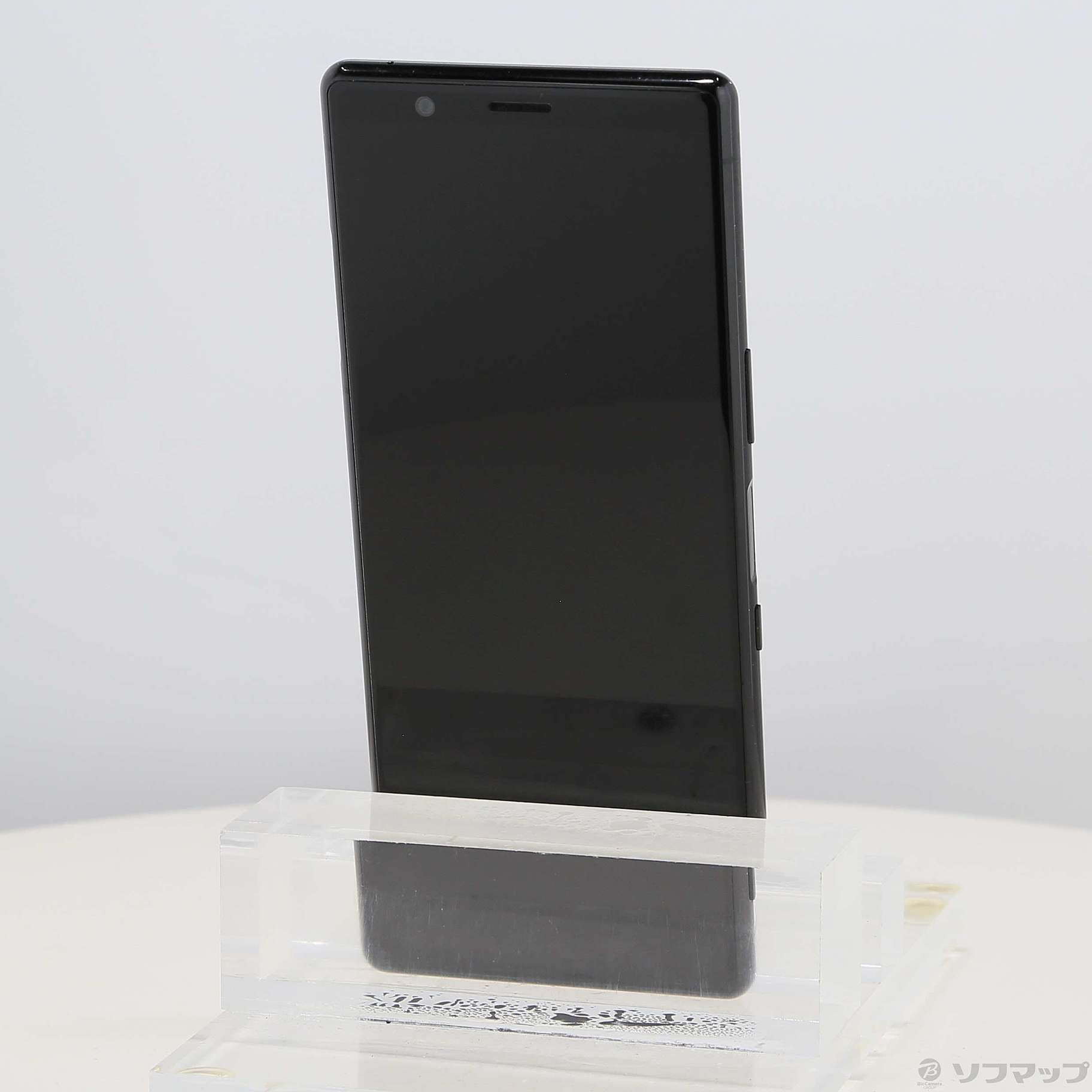 中古品〕 Xperia 5 64GB ブラック SO-01M docomoロック解除SIMフリー