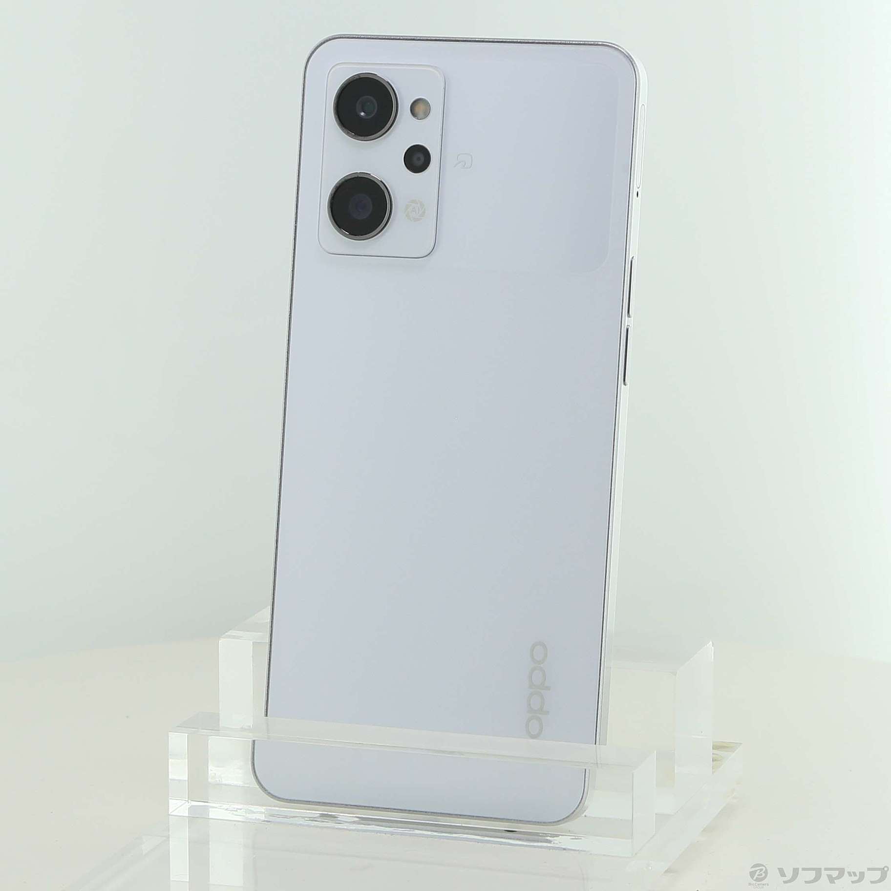 美品　OPPO Reno9 A ホワイトモデル 中古】OPPO Reno9 A 128GB ムーンホワイト YMOPRENO9A Y!mobile SIM