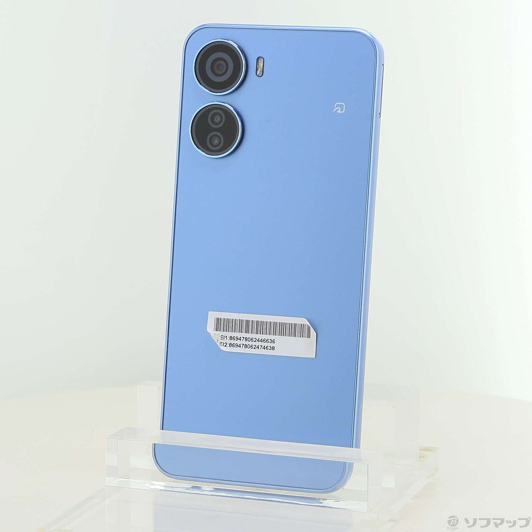 中古品〕 Libero 5G IV 128GB ブルー ZESCD1 Y!mobile SIMフリー｜の