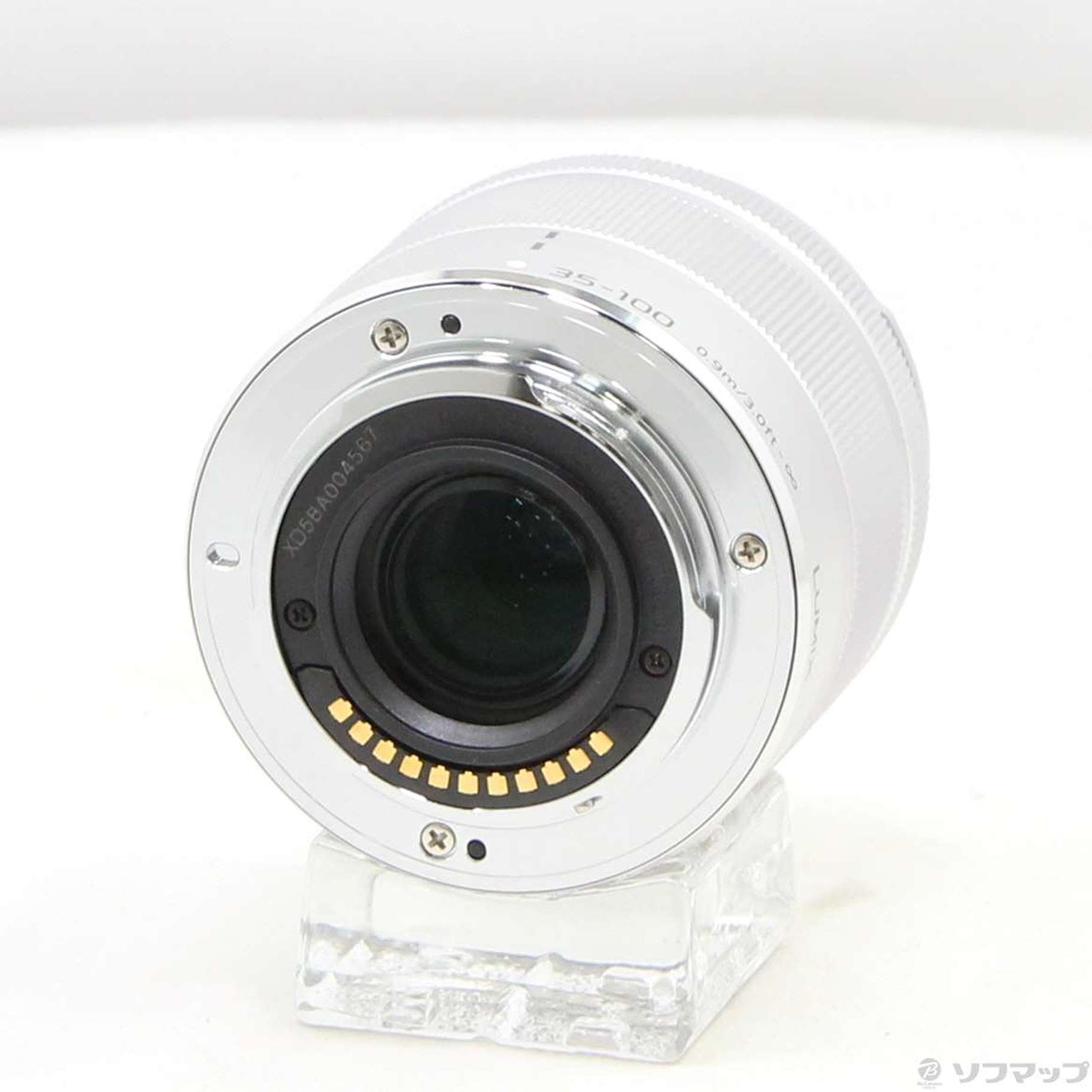中古】LUMIX G Vario 35-100mm F4.0-5.6 ASPH／MEGA O.I.S. シルバー 