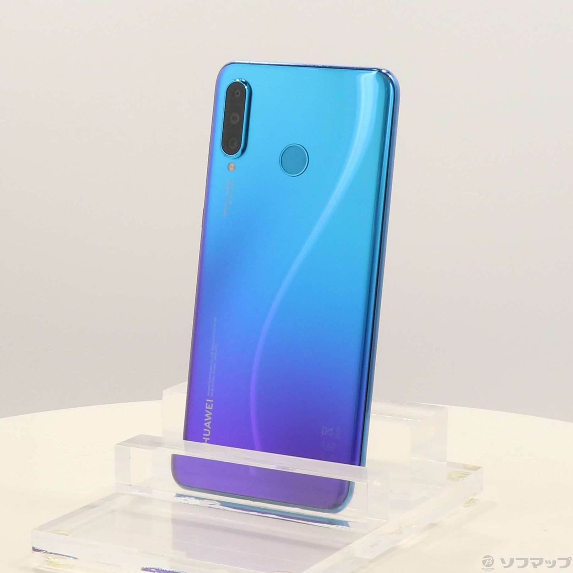 中古】HUAWEI P30 lite 64GB ピーコックブルー HWSEC1 Y!mobile 