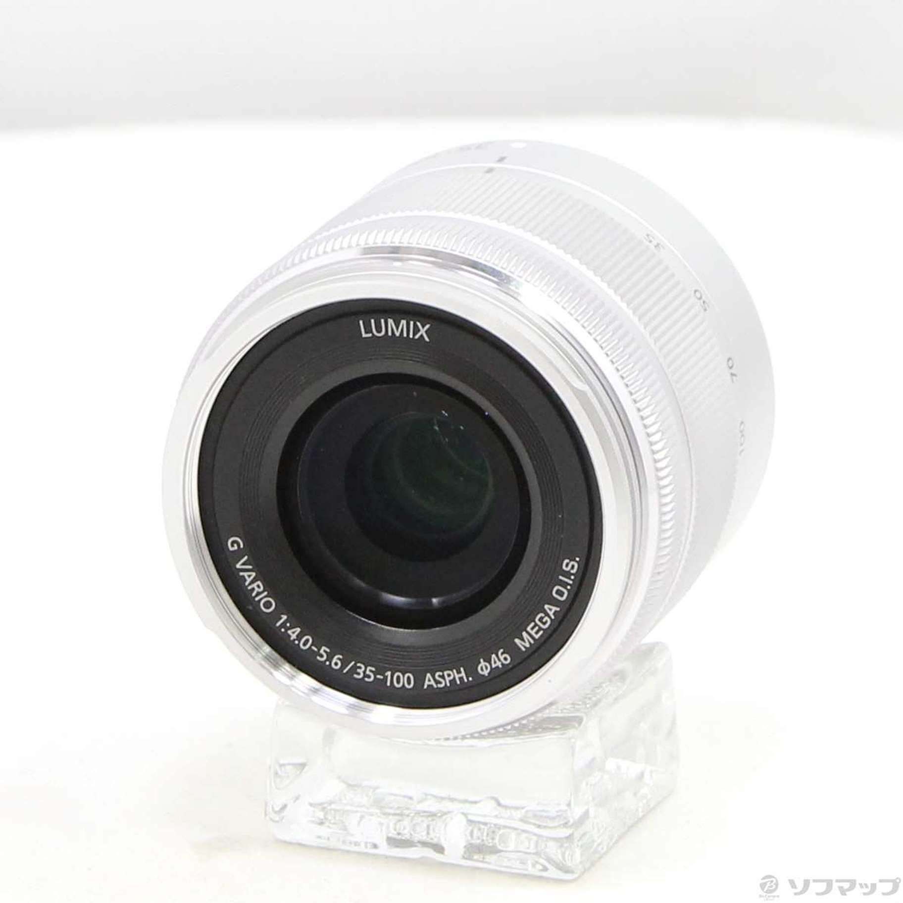 中古】LUMIX G Vario 35-100mm F4.0-5.6 ASPH／MEGA O.I.S. シルバー 