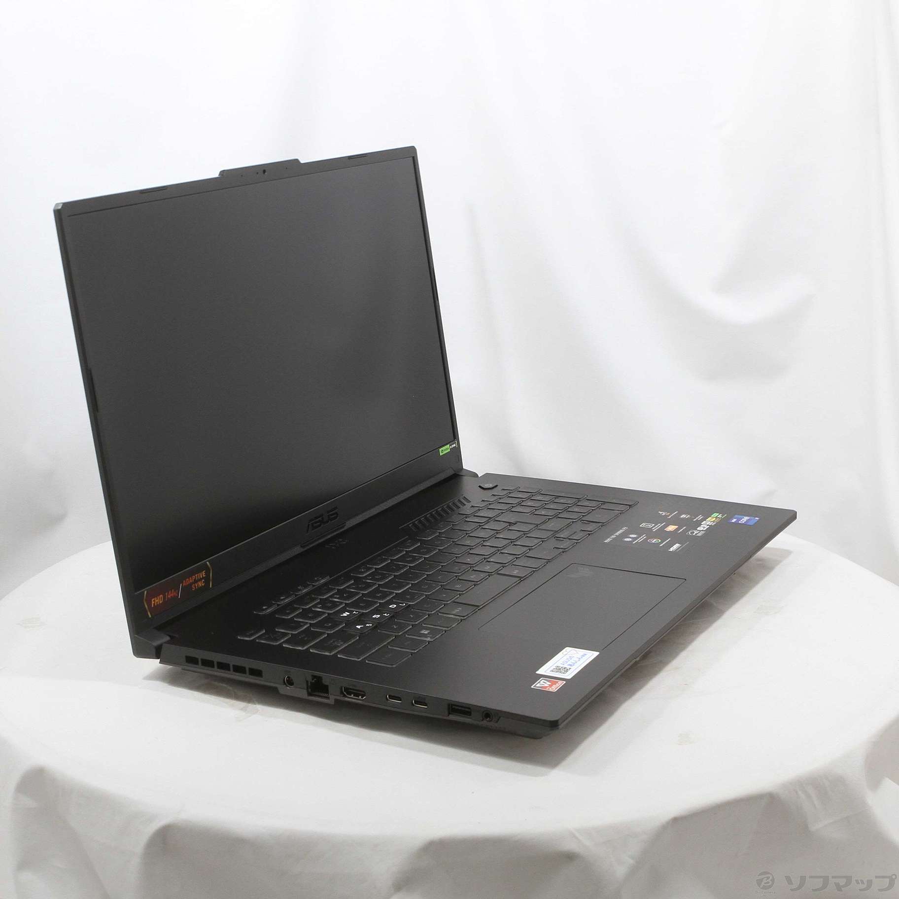 中古】〔展示品〕 ASUS TUF Gaming F17 FX707VV-I7R406032G イェーガー 