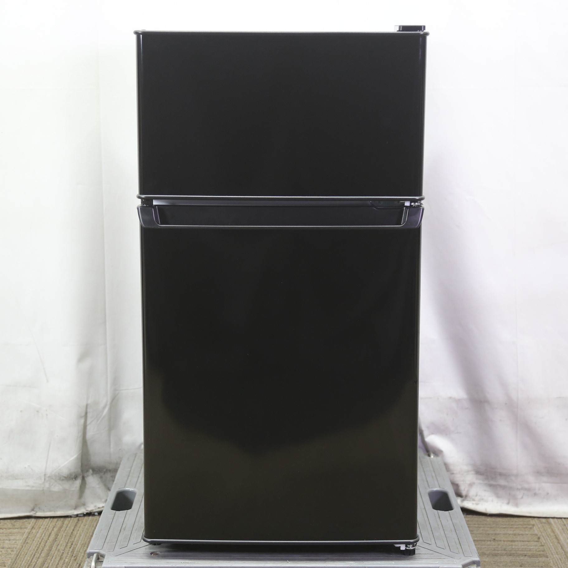 中古】〔展示品〕 冷蔵庫 ブラック BR-87A-K ［幅45.2cm ／87L ／2ドア 
