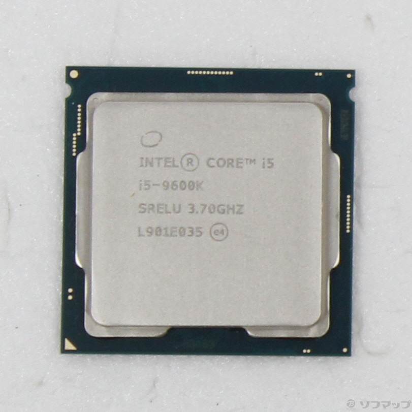 【中古品】Intel Core i5-9600K CPU LGA1151 中古品〕 Core i5 9600K 〔3.7GHz／LGA 1151〕｜の通販はソフマップ