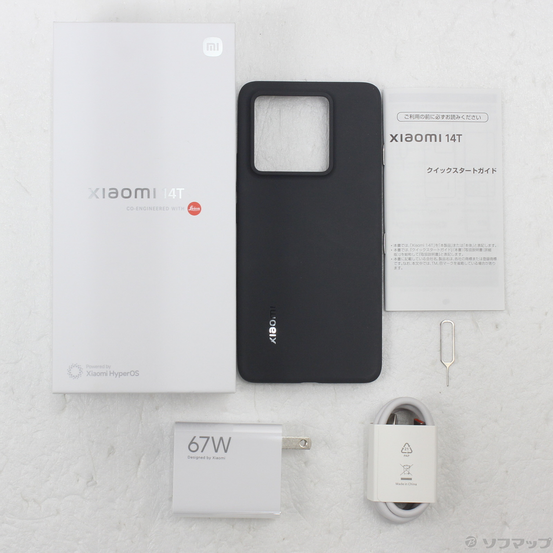 中古】Xiaomi 14T 256GB チタングレー XIG07 au SIMフリー