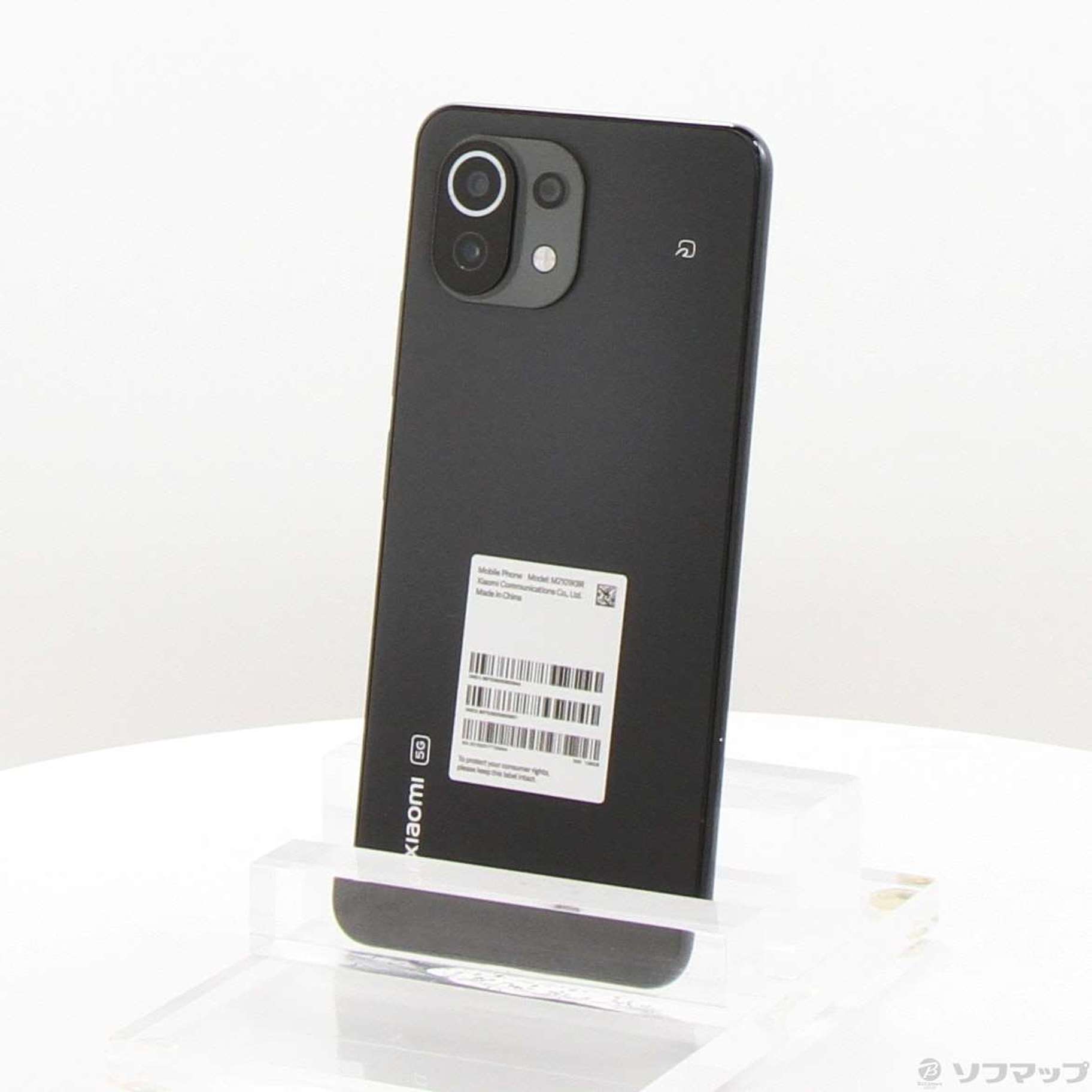中古】Mi 11 Lite 5G 128GB トリュフブラック Mi11Lite5G SIMフリー 