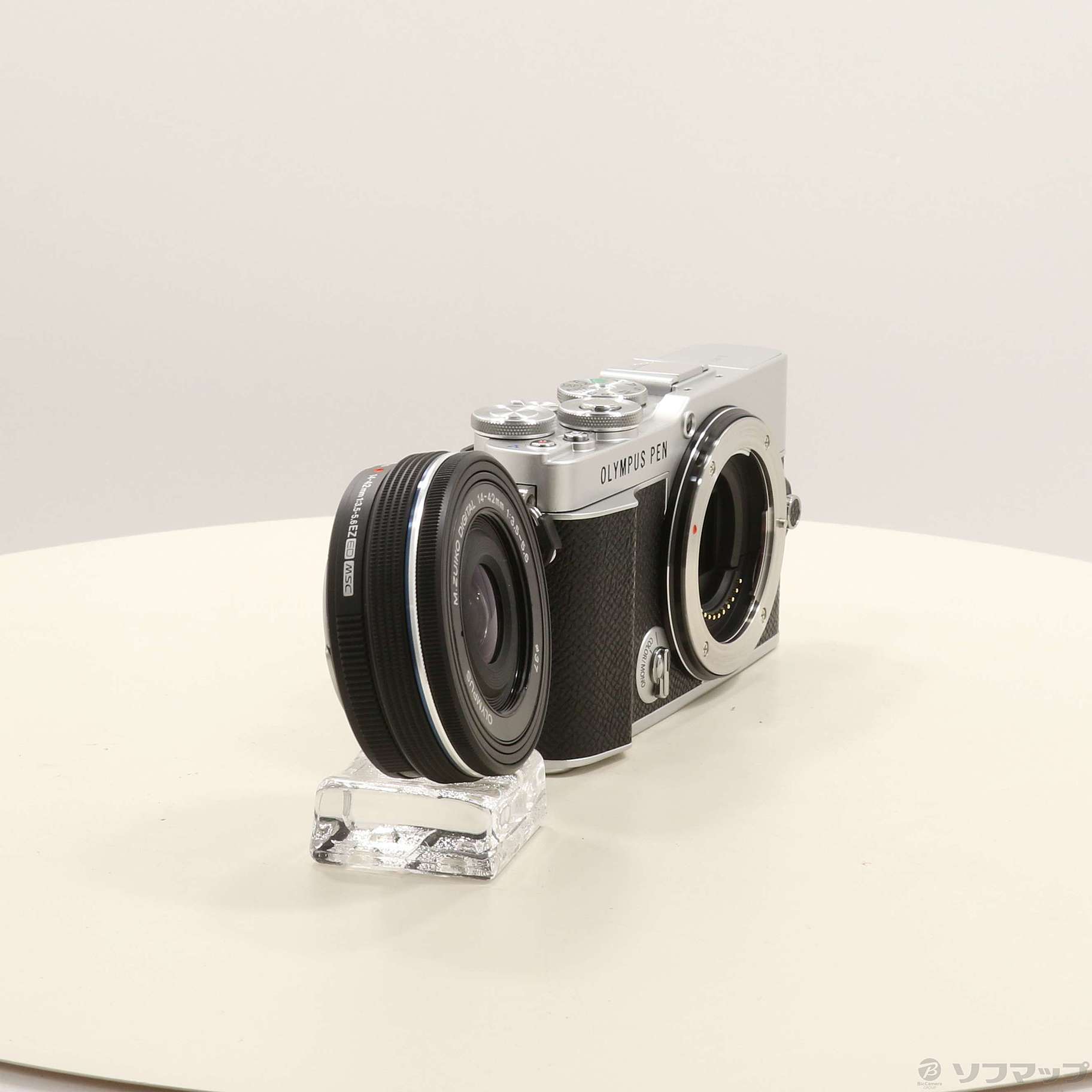 中古】OLYMPUS PEN E-P7 14-42mm EZレンズキット シルバー