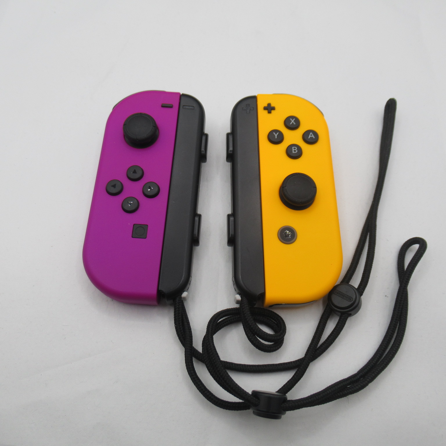 中古】Nintendo Switch Joy-Con (L) ネオンパープル ／ (R) ネオン 