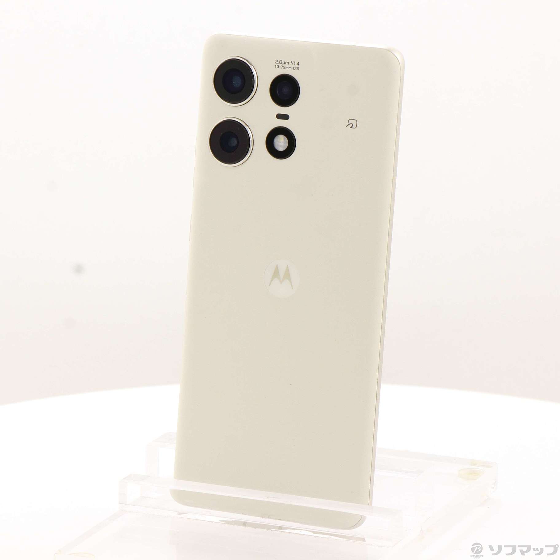中古】motorola edge 50s pro 256GB バニラクリーム MOSAH3 Softbank 