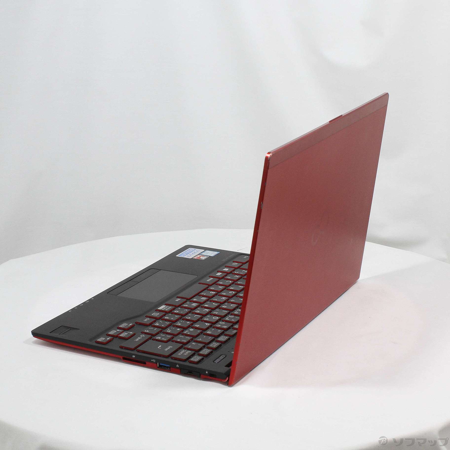 中古】LIFEBOOK UH75／B3 FMVU7B3RDB サテンレッド ［Core-i7-8550U