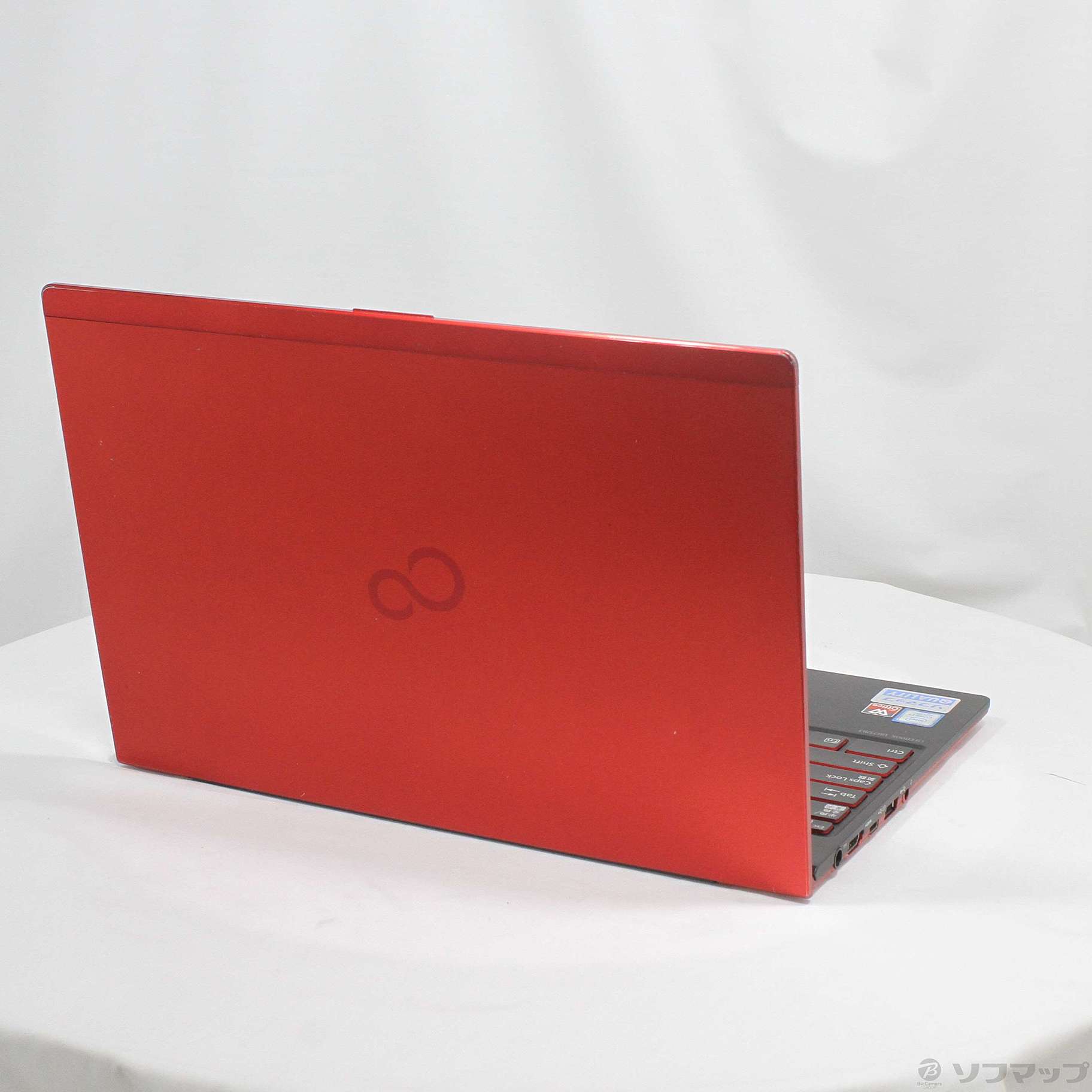 富士通 LIFEBOOK UH75/B3 i7 8550U SSD 2T 20G 中古】LIFEBOOK UH75／B3 FMVU7B3RDB サテンレッド ［Core-i7-8550U