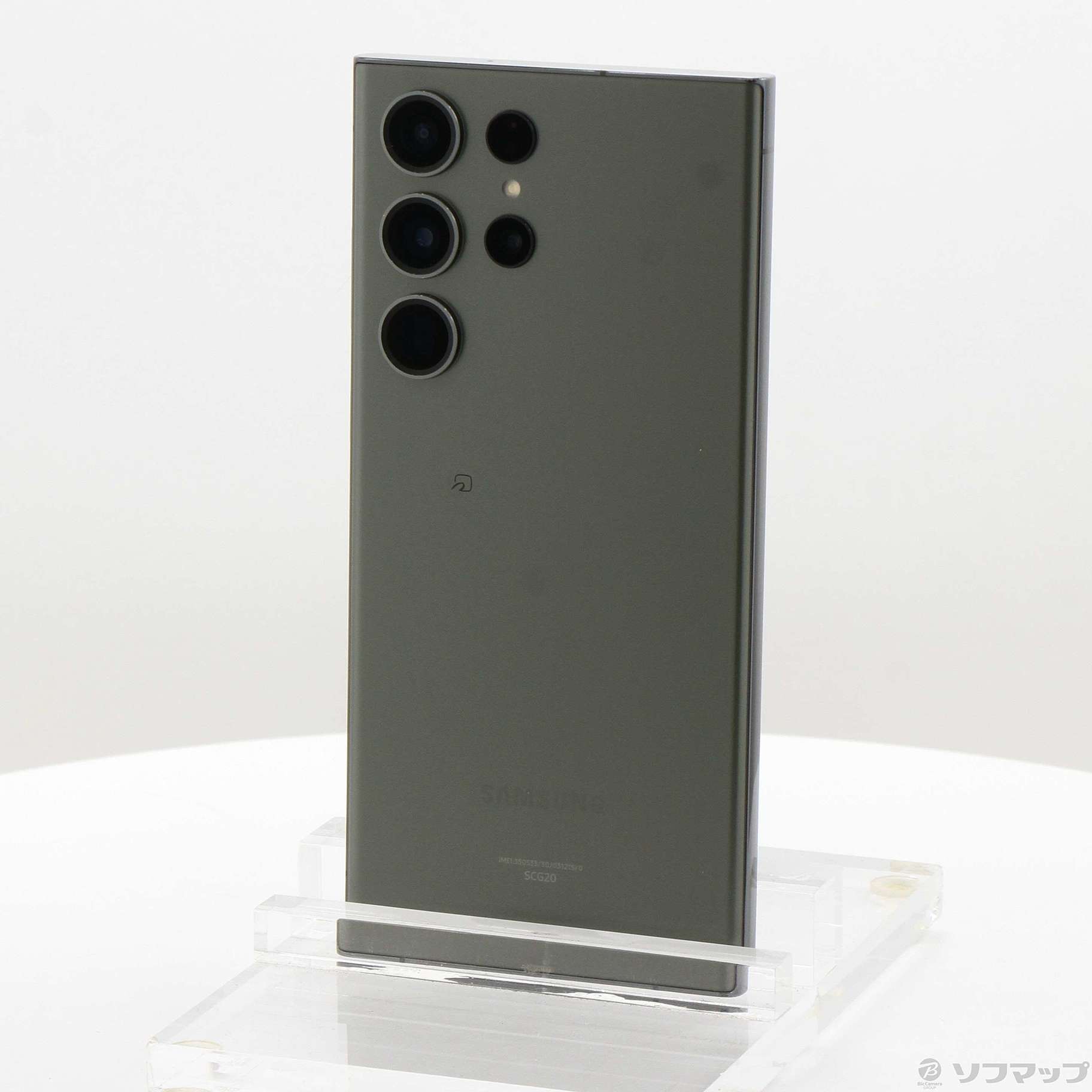 Samsung Galaxy S23 Ultra グリーン　au SIMフリー 中古品〕 Galaxy S23 Ultra 256GB グリーン SCG20 au SIMフリー｜の