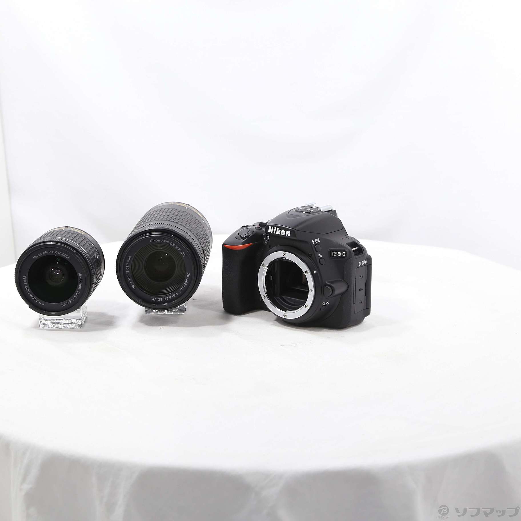 中古】NIKON D5600 ダブルズームキット ブラック [2133074417318 