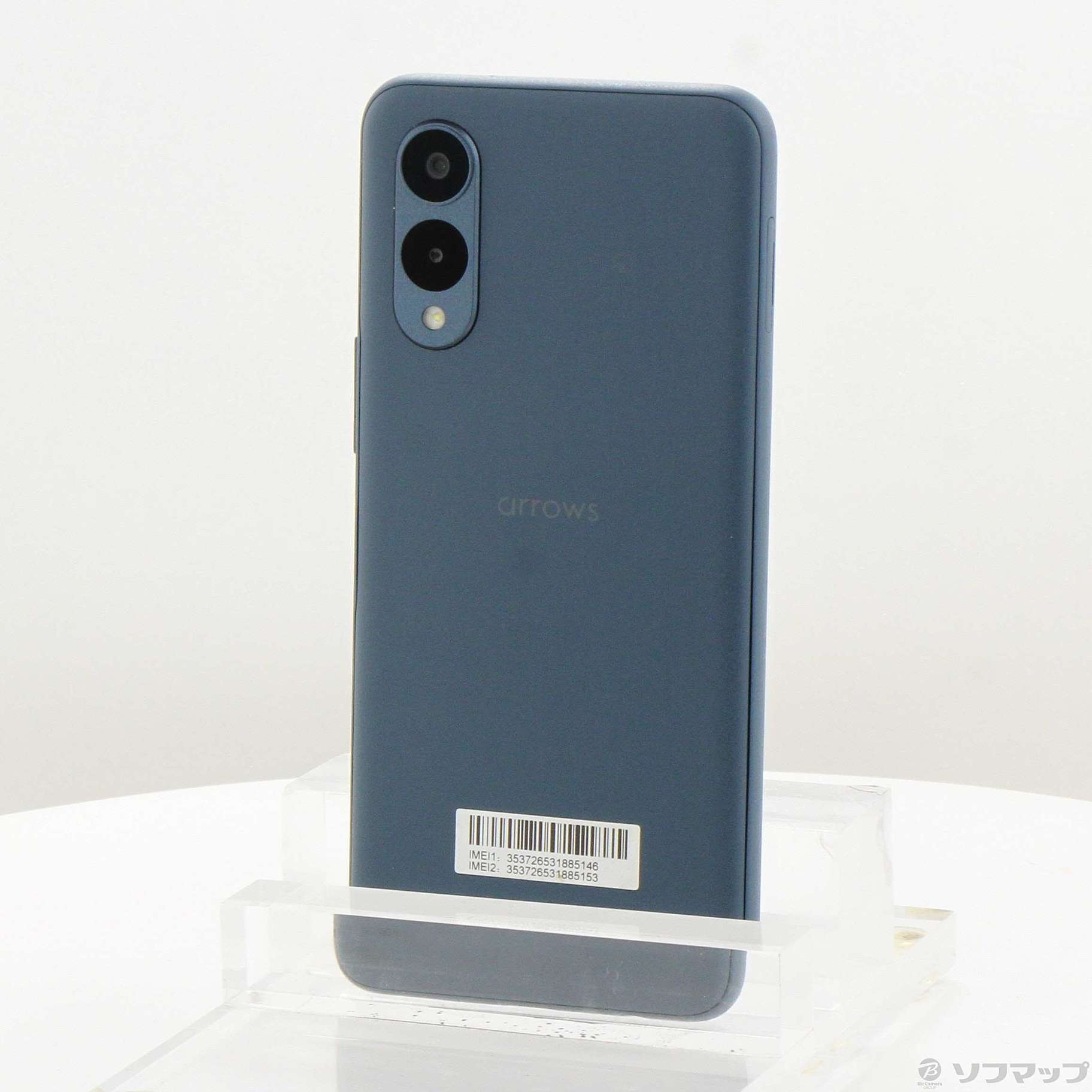 中古品〕 arrows We2 64GB ネイビーグリーン FCG02 au SIMフリー｜の