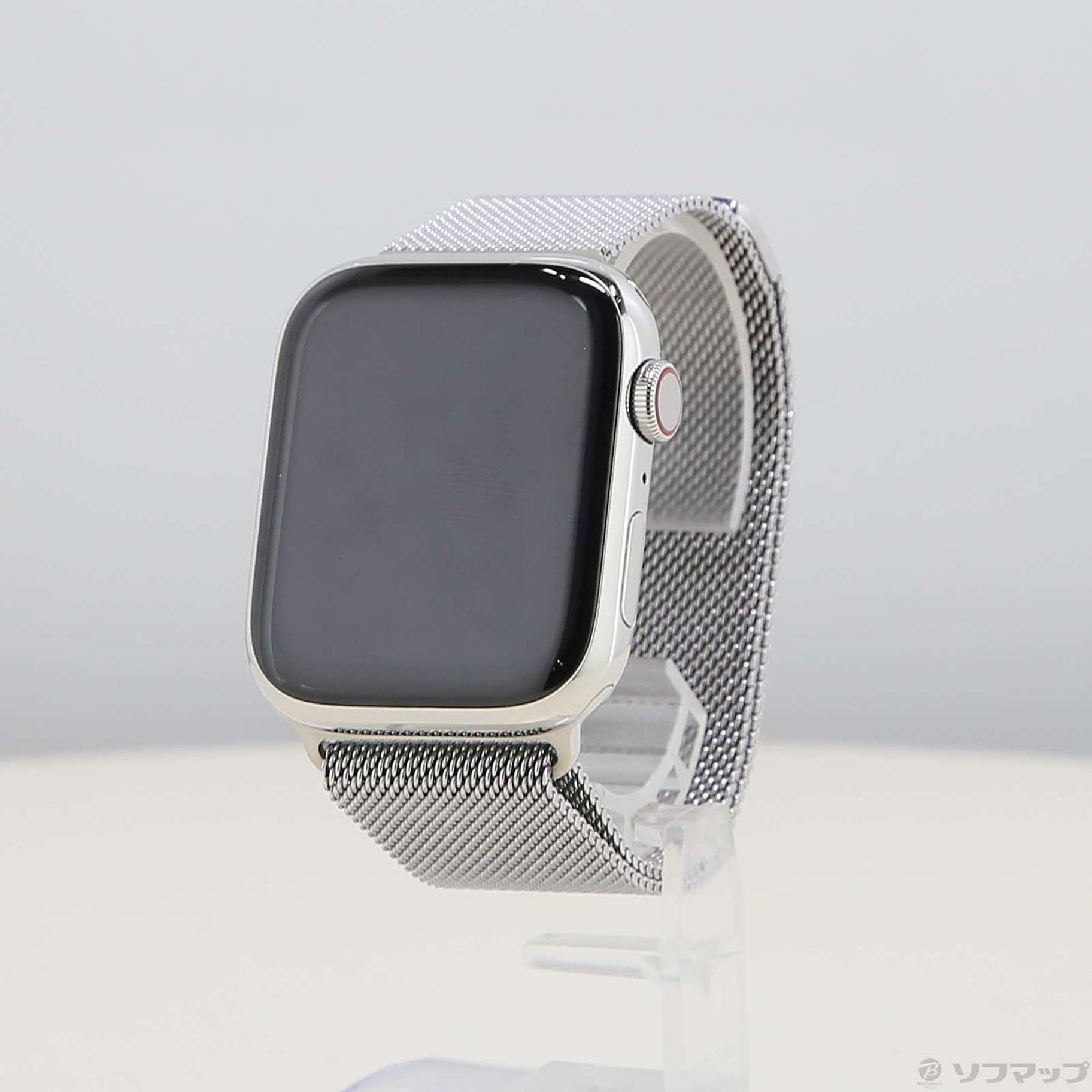 中古】Apple Watch Series 8 GPS + Cellular 45mm シルバーステンレス 