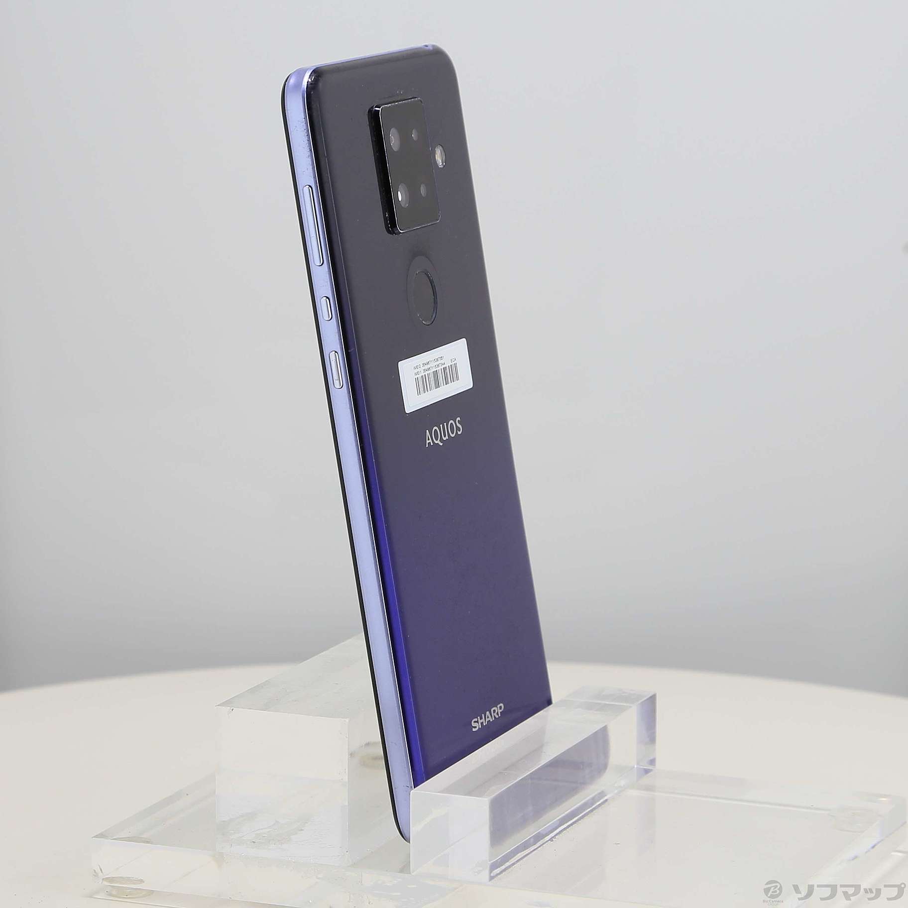 中古】AQUOS sense4 plus 128GB パープル SH-M16 SIMフリー