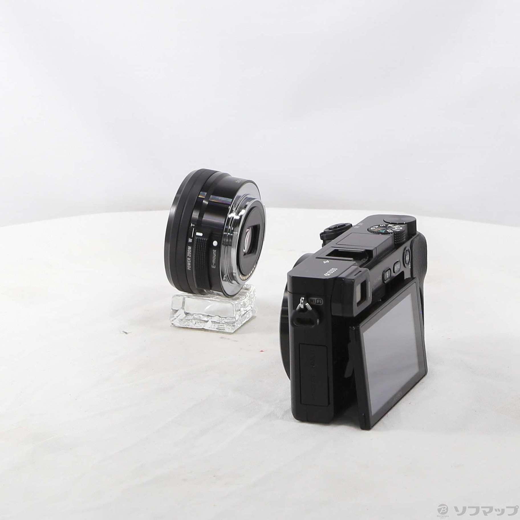 中古】α6000 パワーズームレンズキット ブラック ILCE-6000L 