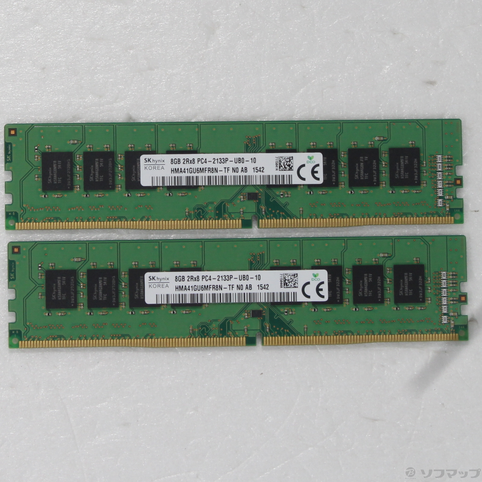 中古】288P DDR4 PC4-17000 DDR4-2133 16GB 8GB×2枚組 ［288P PC4 