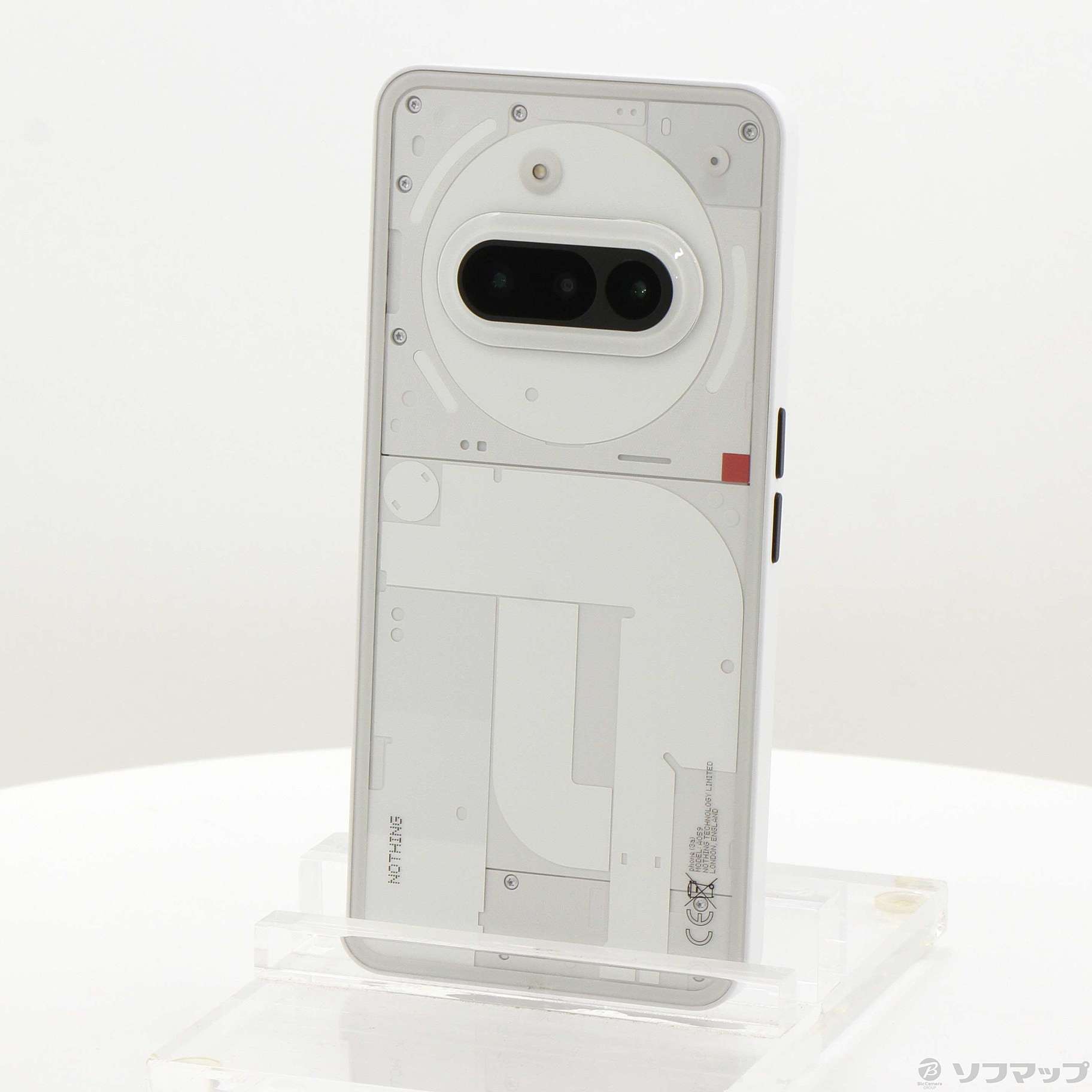 中古】Phone (3a) 128GB ホワイト A10400155 SIMフリー ［6.77インチ 