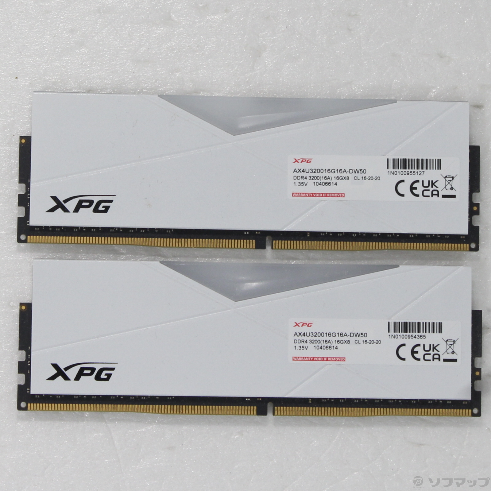 中古】XPG SPECTRIX D50 RGB DDR4-3200 16GB×2 ［288P PC4-25600(DDR4