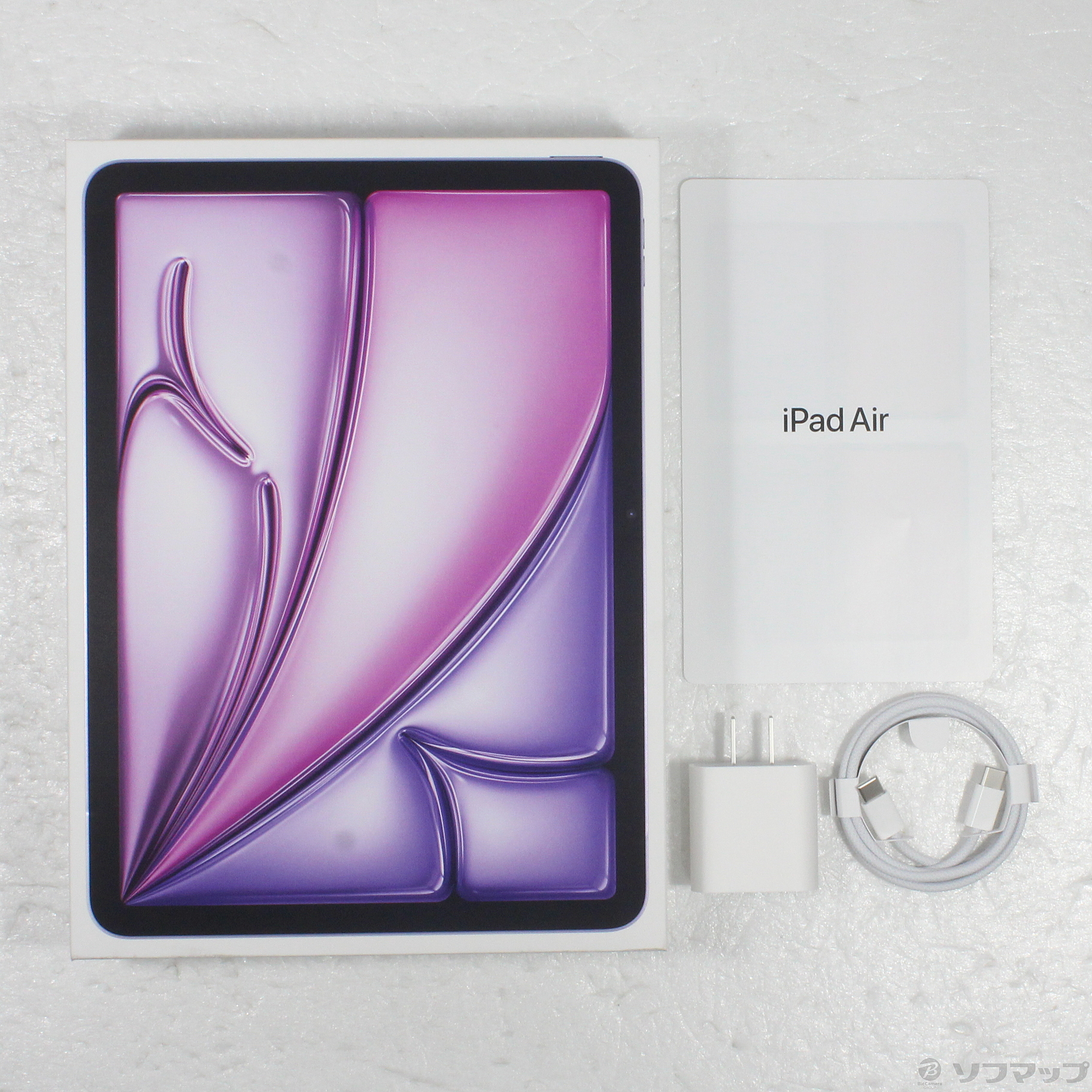 中古】iPad Air 11インチ(M3) 128GB パープル MCA04J／A Wi-Fi ［11 