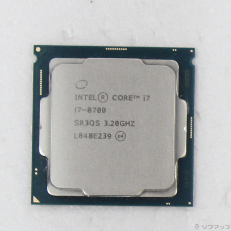 Intel Core i7-8700 LGA1151（中古） 中古】Core i7 8700 〔3.2GHz／LGA 1151〕 [2133074466767] - リコレ