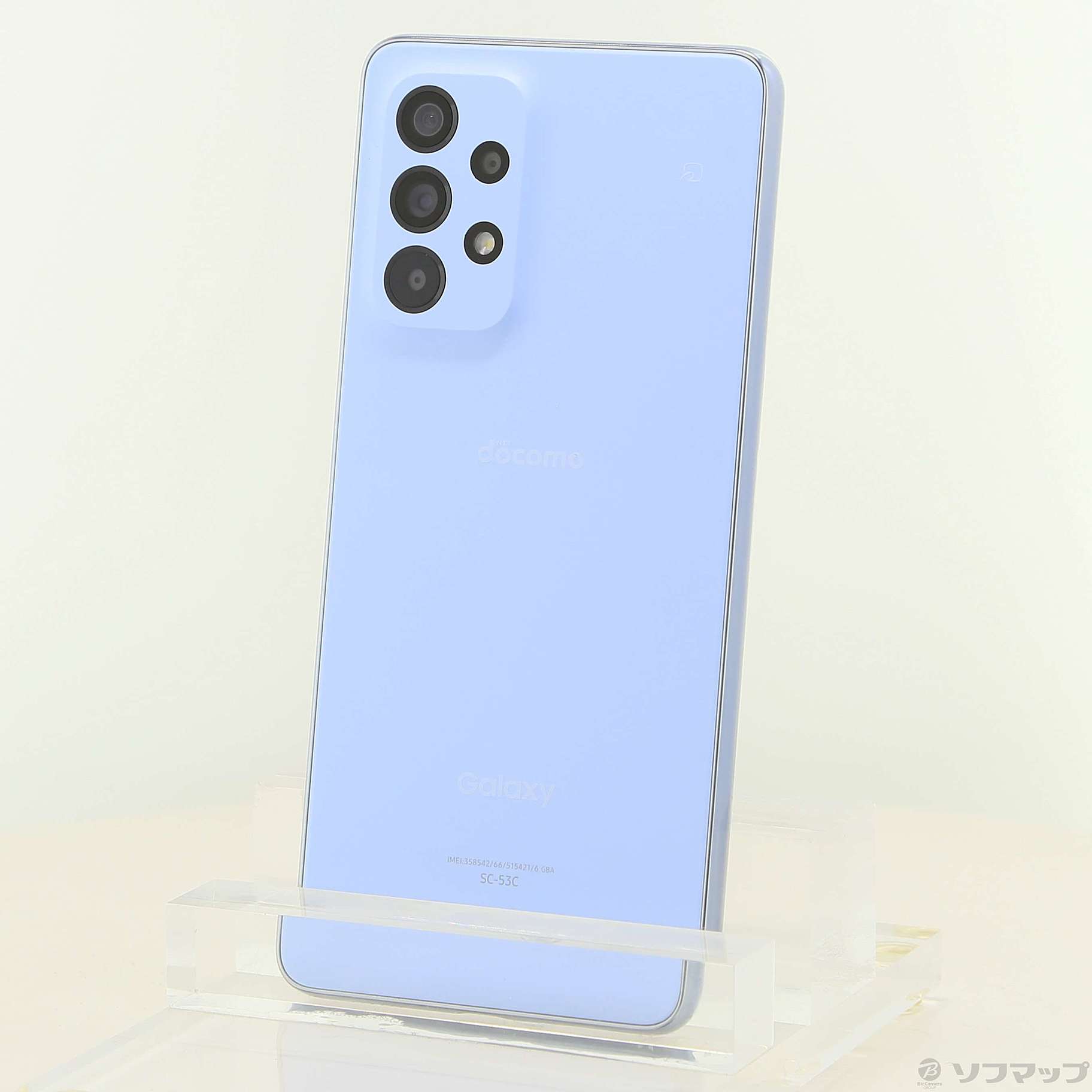 中古】GALAXY A53 5G 128GB オーサムブルー SC-53C docomo SIMフリー