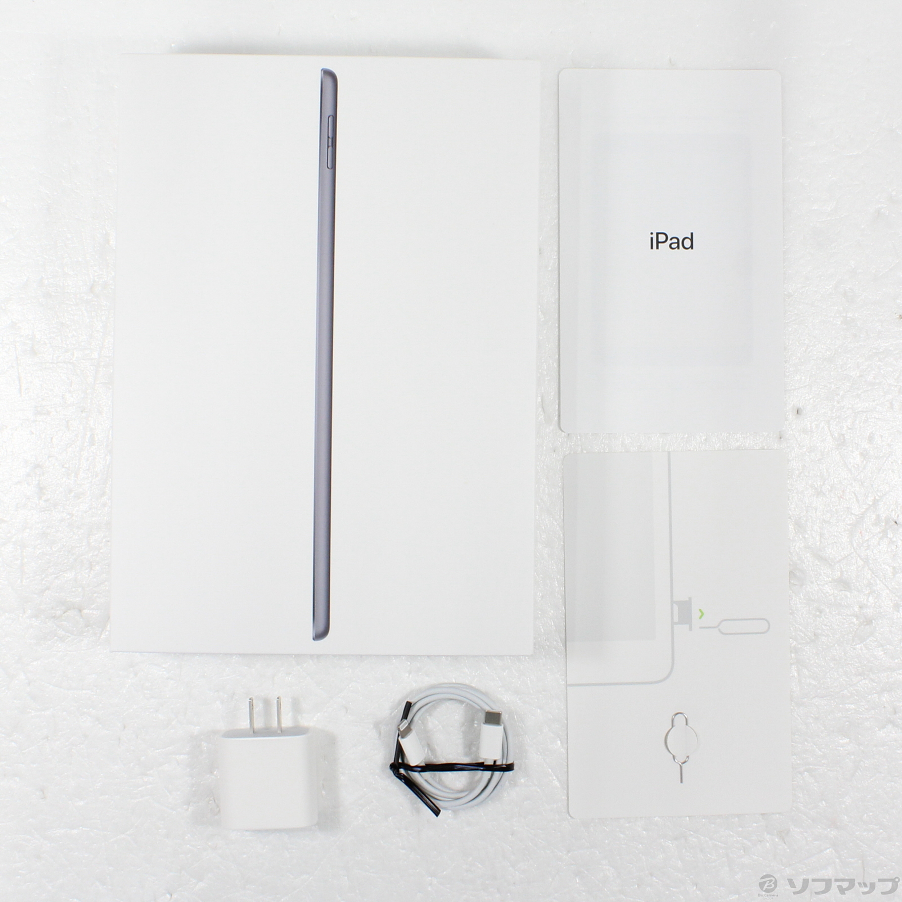 中古】iPad 第9世代 256GB スペースグレイ MK4E3J／A SIMフリー ［10.2