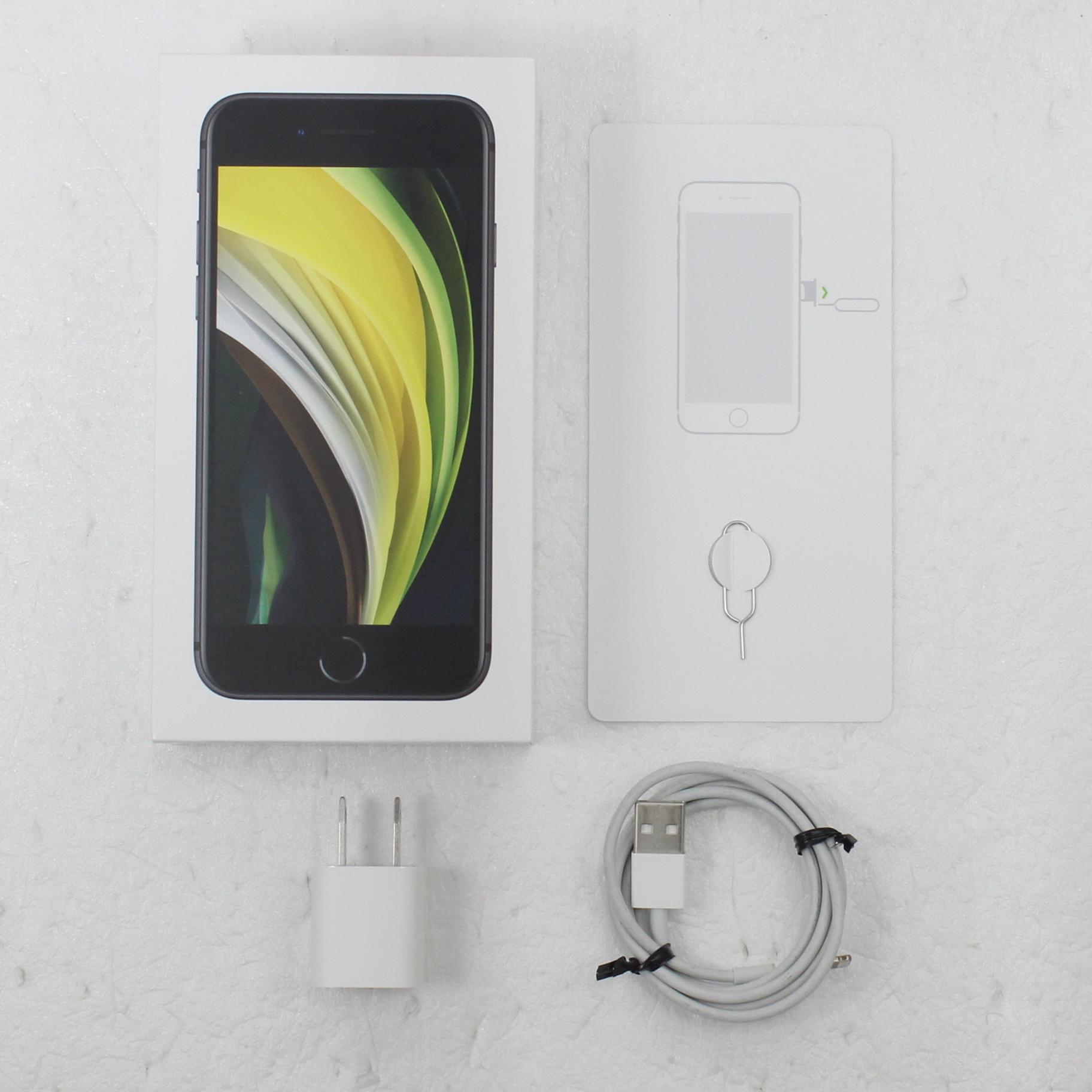 中古】iPhone SE 第2世代 128GB ブラック MXD02J／A SIMフリー