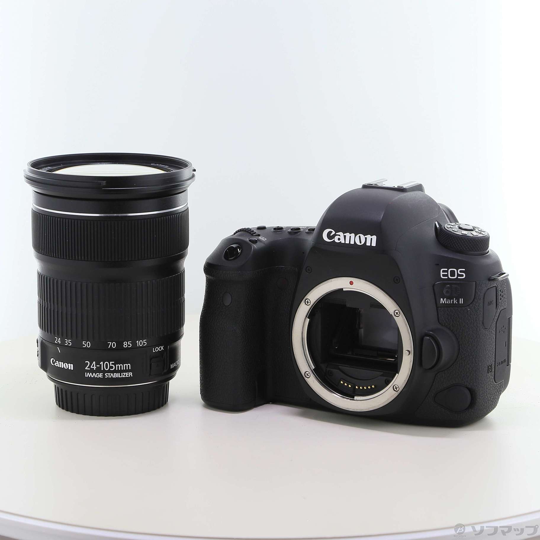 中古】期間特価対象品 EOS 6D EF24-105 IS STM レンズキット ブラック 