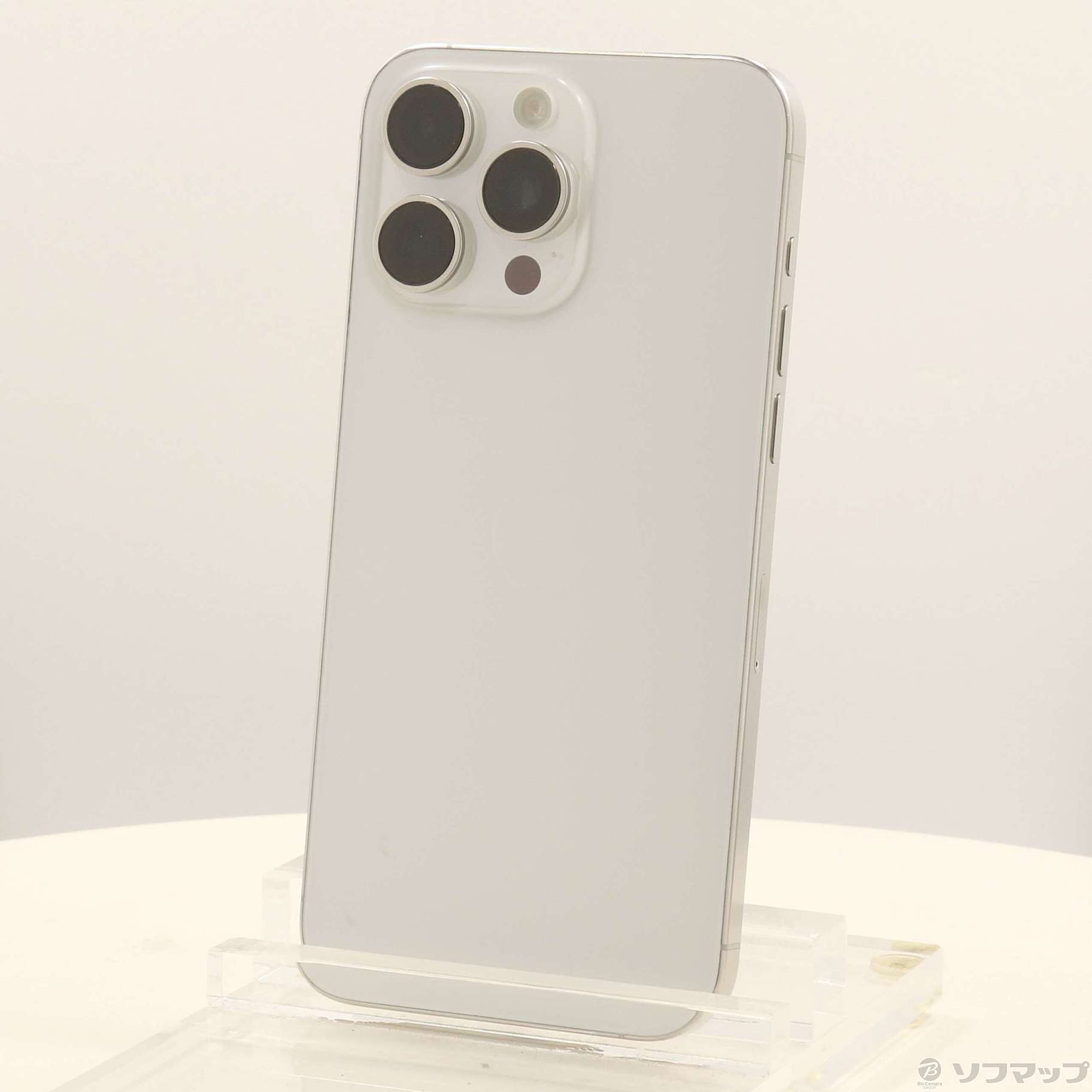 iPhone 15 Pro Max 256GB SIM�t���[ [�z���C�g�`�^�j�E��]