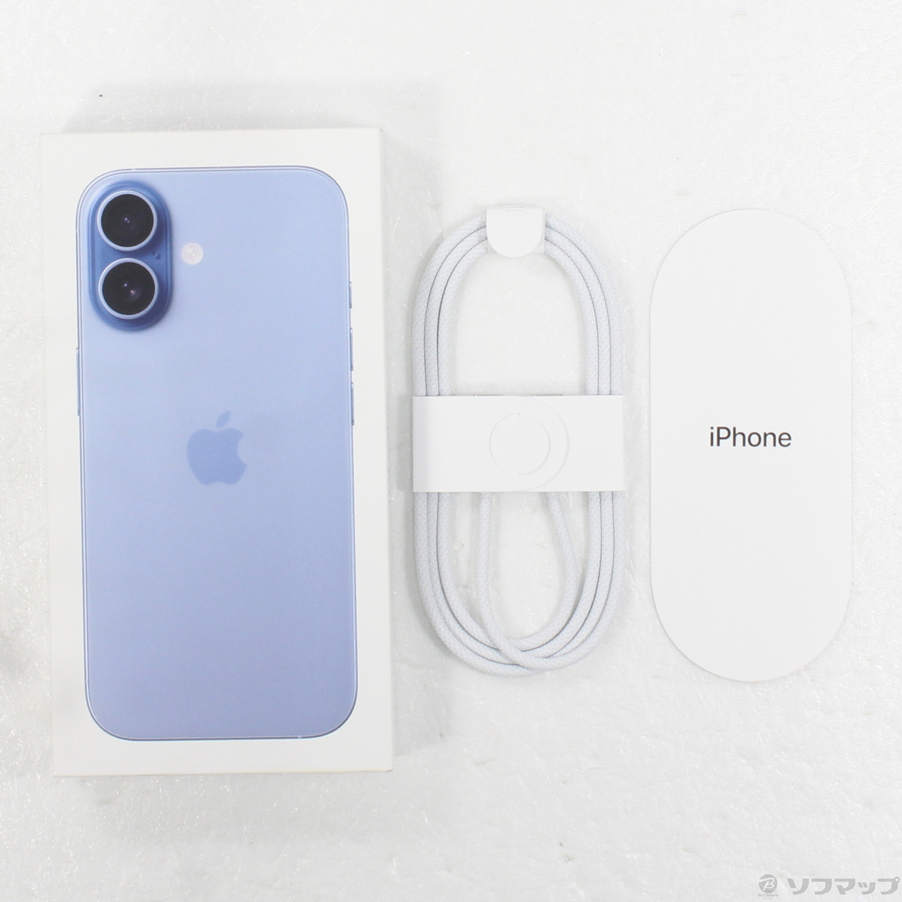 中古】iPhone17 256GB ミストブルー MG694J／A SIMフリー