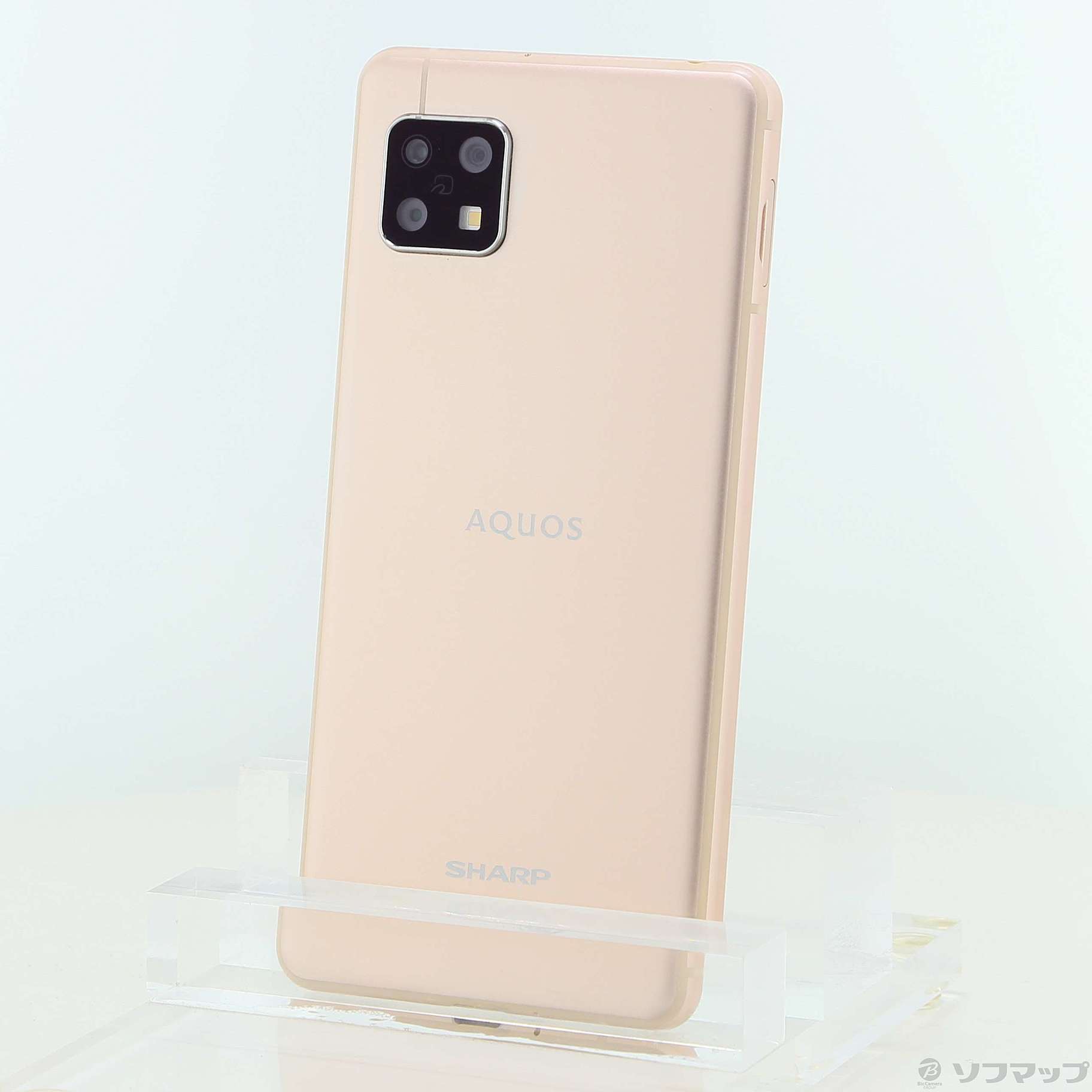 中古品〕 AQUOS sense5G 64GB ライトカッパー SH-M17 SIMフリー｜の