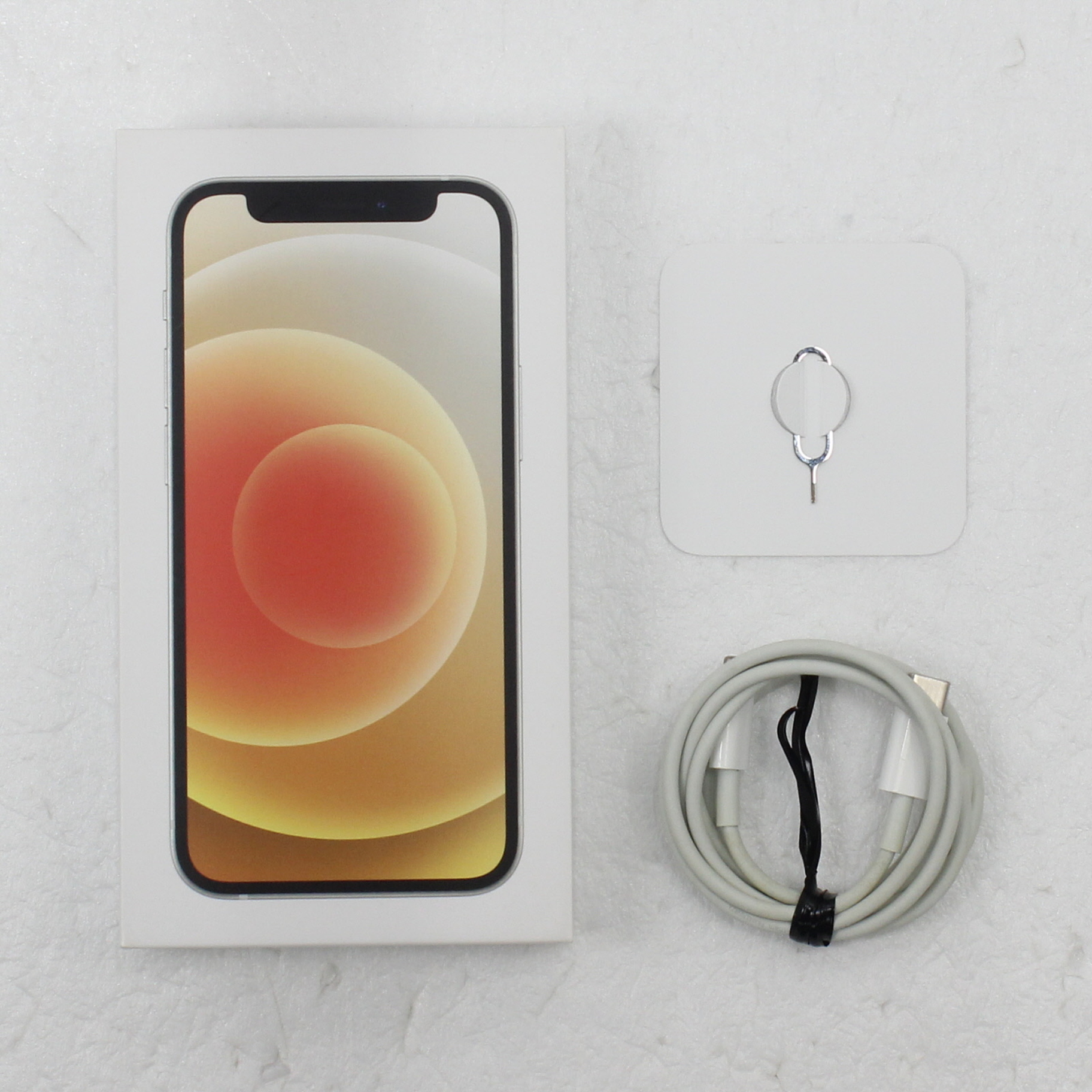 中古】iPhone12 mini 128GB ホワイト MGDM3J／A SIMフリー